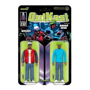 レア商品　希少　OUTKAST BIG BOI & ANDRE 3000 セット Amazon.com: Super7 Outkast Big Boi and André 3000 (ATLiens