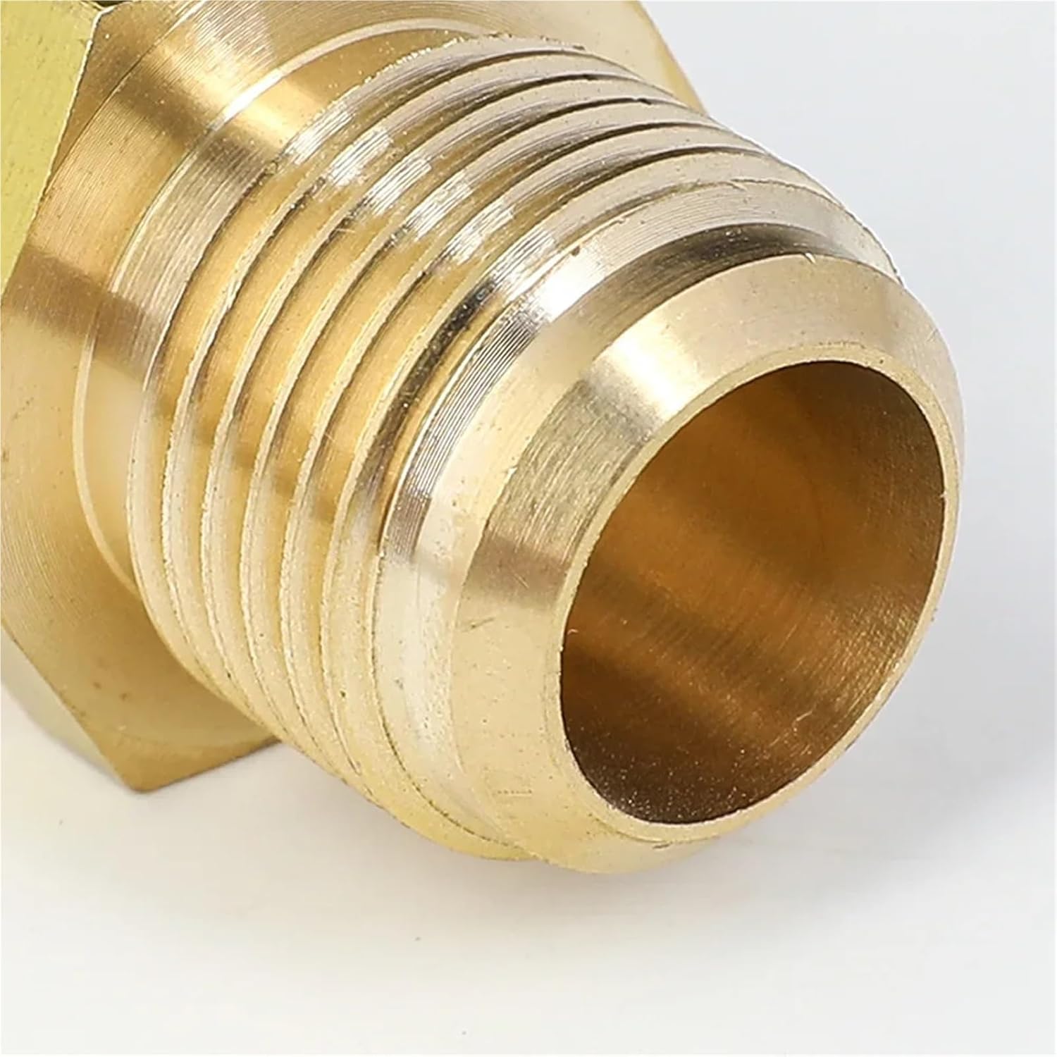 45 Degree SAE-Standard Flare 1/4" 3/8" 1/2" 3/4" OD Tube Equal Reducer Brass Pipe Fitting Connector Adapeter Coupling For Air Co(1l4 To 3l8 Inch) Plumbing Fittings