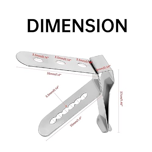 Miniatura 4 de 3 piezas de sonda de termómetro para olla, soporte de clip de acero inoxidable con 3 agujeros, lecturas de temperatura ambiente para barbacoa,