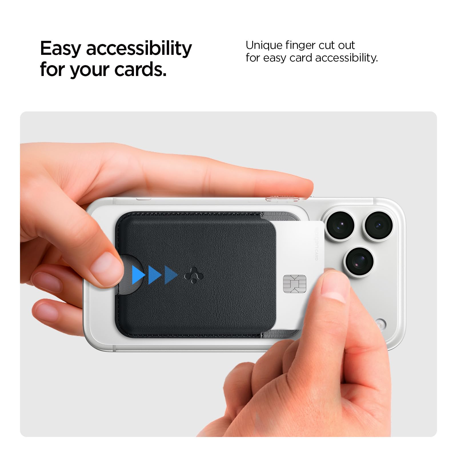 Casesology by Spigen Nano Pop MagFit Portafoglio MagSafe Wallet Magnetico Portacarte Compatibile con iPhone 17/16/15/14/13/12 Modelle, Accessori MagSafe