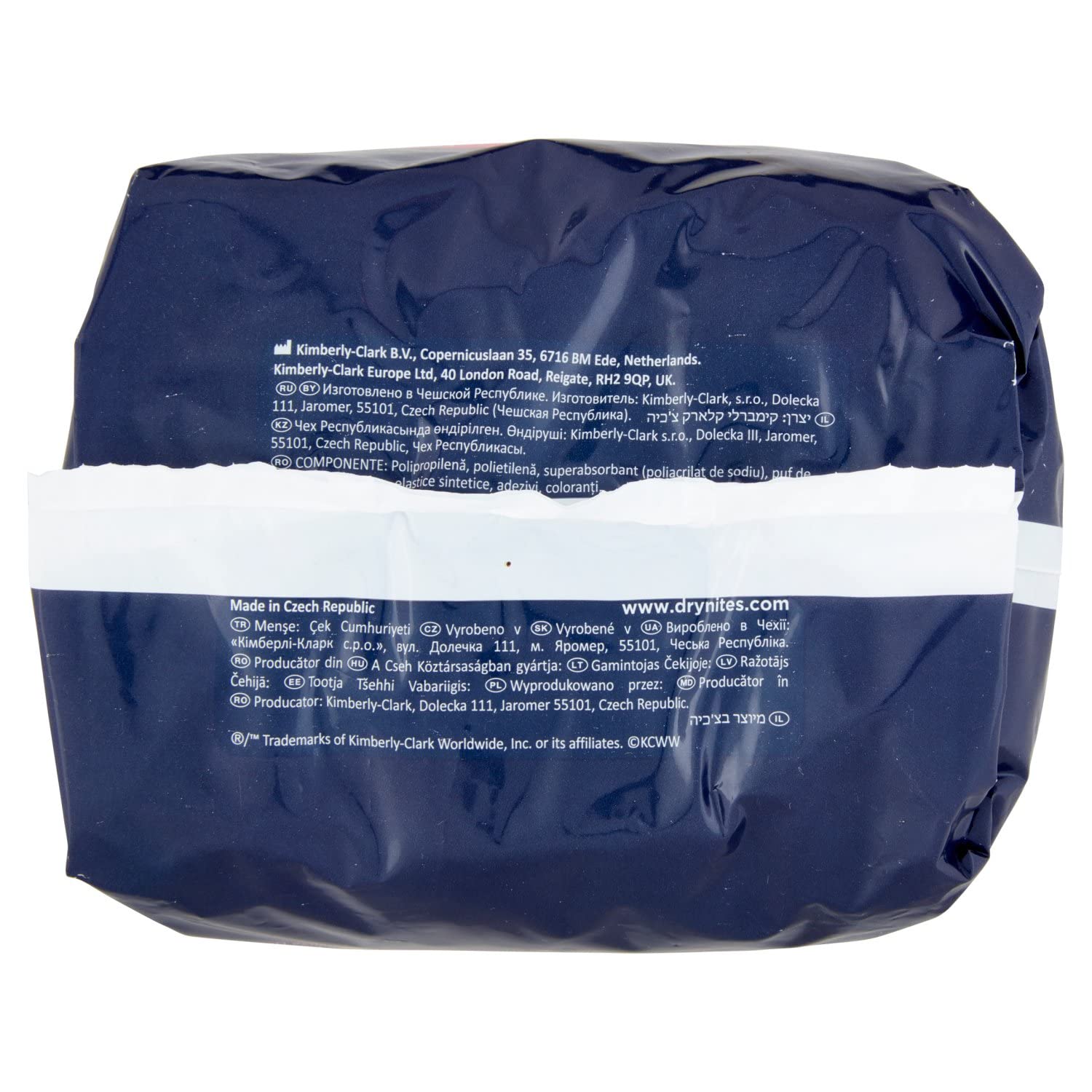 Huggies Drynites Braguitas de Noche para Niñas Talla L (27-57 kg), 9 unidades