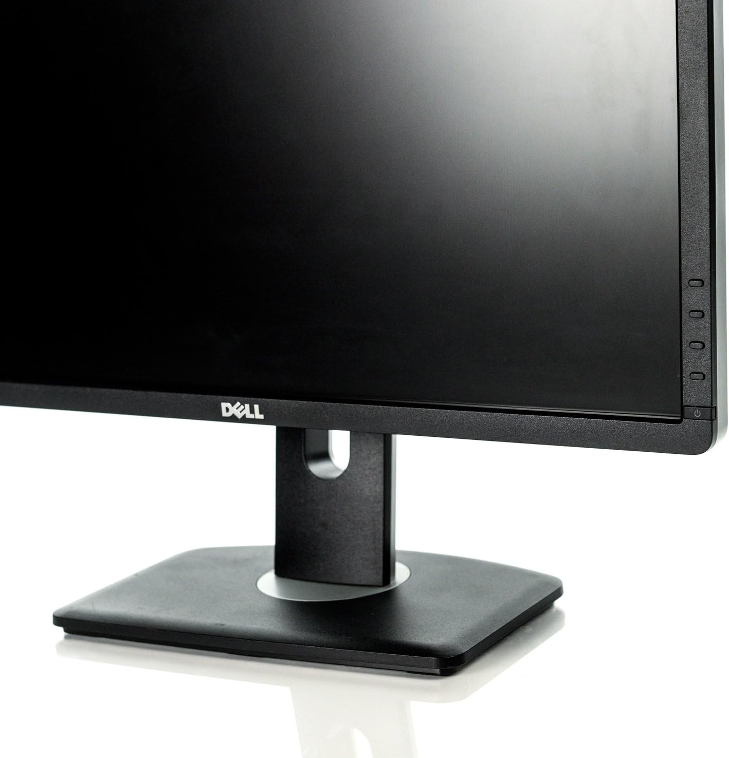 Close-up of Dell U2312HM monitor front panel buttons