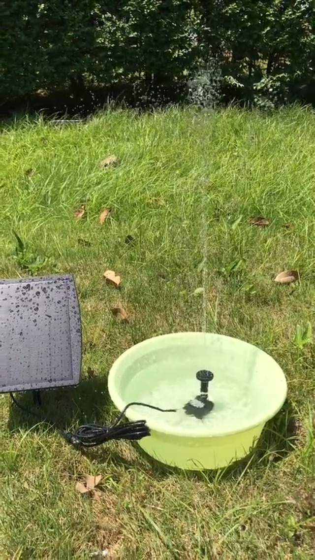 Pompa Fontana Solare Meichoon 2,5W - Per Laghetto, Giardino O Vasca Uccelli - Foto 7