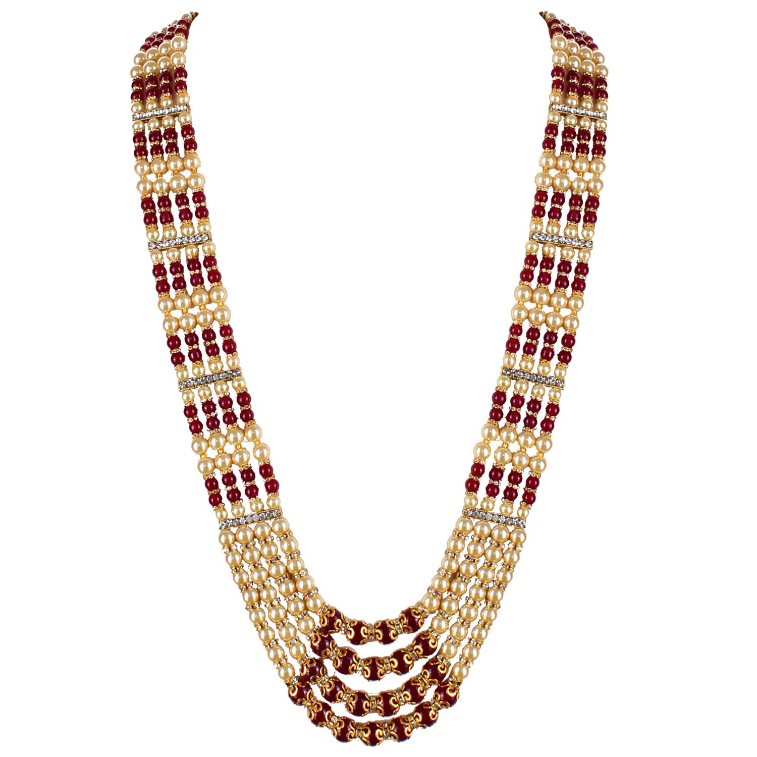 See full amazon price history chart for Lucky Jewellery Designer Wedding Multi Strand Gold and Maroon Color Dulha Har Layered Pearl Maharaja Haar Groom Necklace Set for Men (951-M6DM-1019-LCT-M) Lucky Jewellery Designer Wedding Multi Strand Gold and Maroon Color Dulha Har Layered Pearl Maharaja Haar Groom Necklace Set for Men (951-M6DM-1019-LCT-M) (B07XL42LCJ) Amazon Price History, Amazon Price Tracker