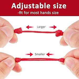 Amazon.com: WILLBOND 6 Pieces Red String Bracelets Kabbalah