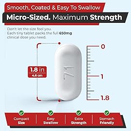 TIME-Cap Labs 400 Caplets Extended Release Acetaminophen 650mg - Pain Reliever & Fever Reducer for Adults, Helps with Headaches, Backaches, Muscle Pain, Toothaches, Arthritis & Menstrual Cramps