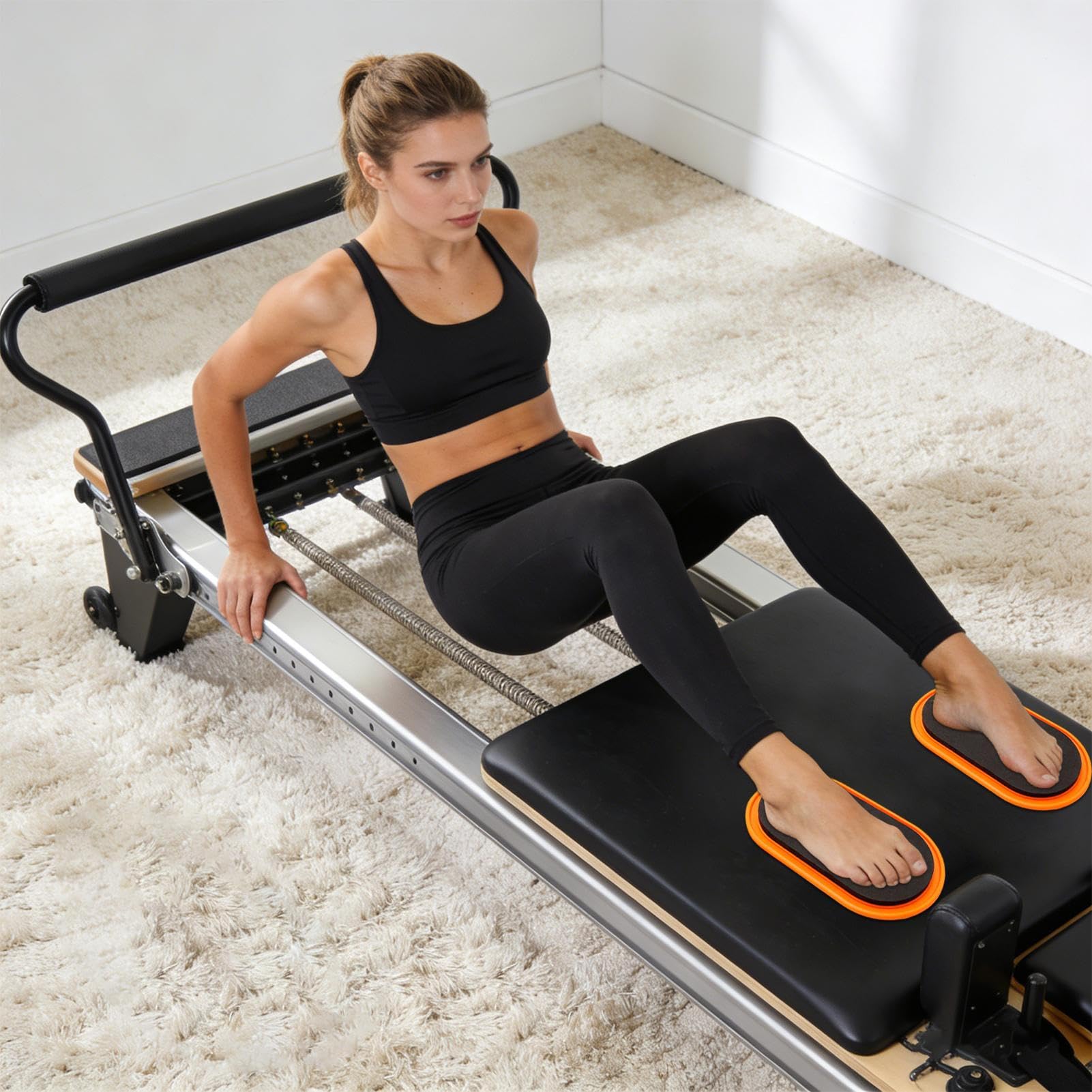 Workout-Schieberscheibe, ovale Form, Trainingsschieber, Trainingsschieber – für Zuhause, Fitnessstudio, Innenbereich, Schlafzimmer, tägliche Routine, Damen und Herren