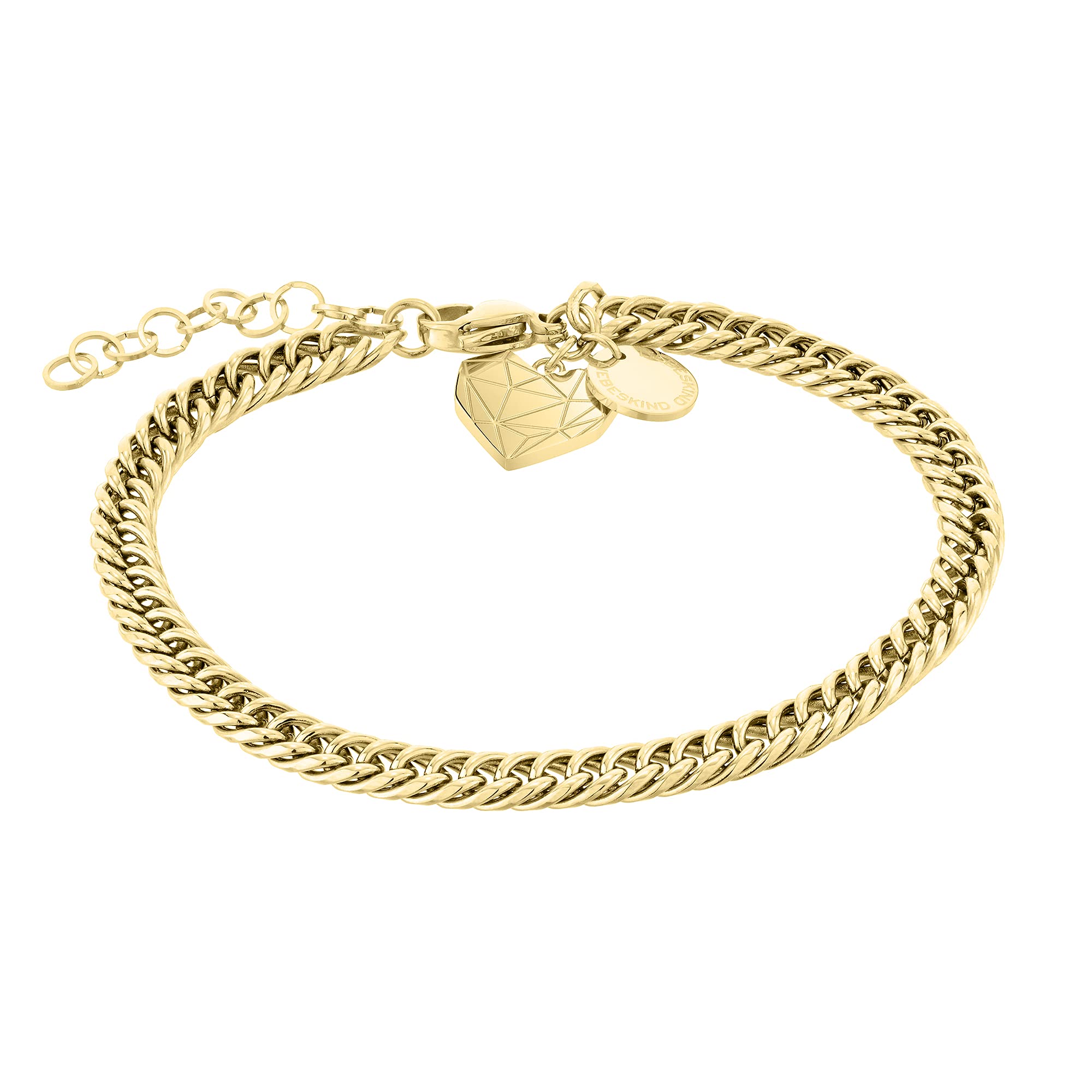 LIEBESKIND Armband Broken Heart Edelstahl Ip Gold
