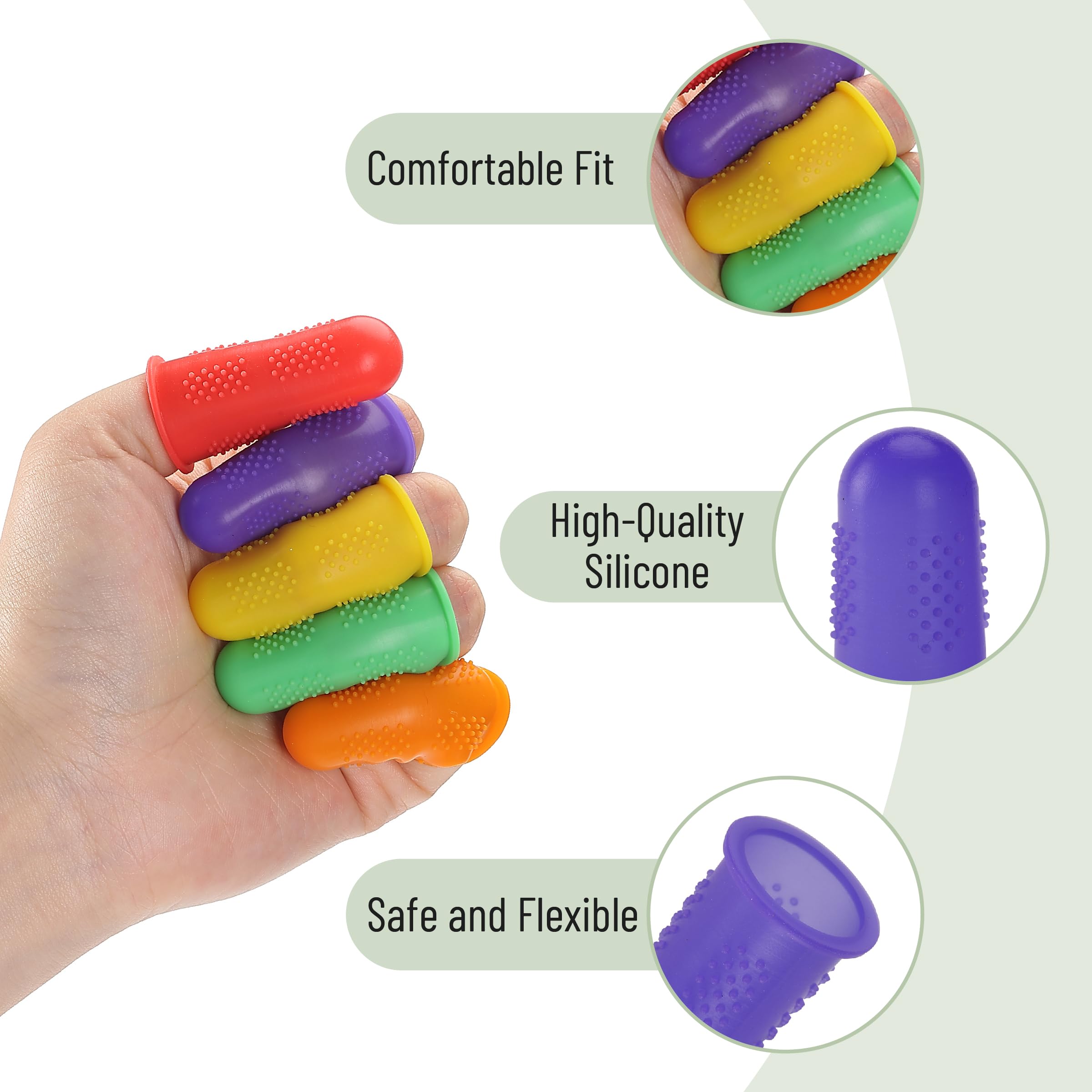 Mr. Pen Pistola per colla a caldo 24 pezzi ditale in silicone