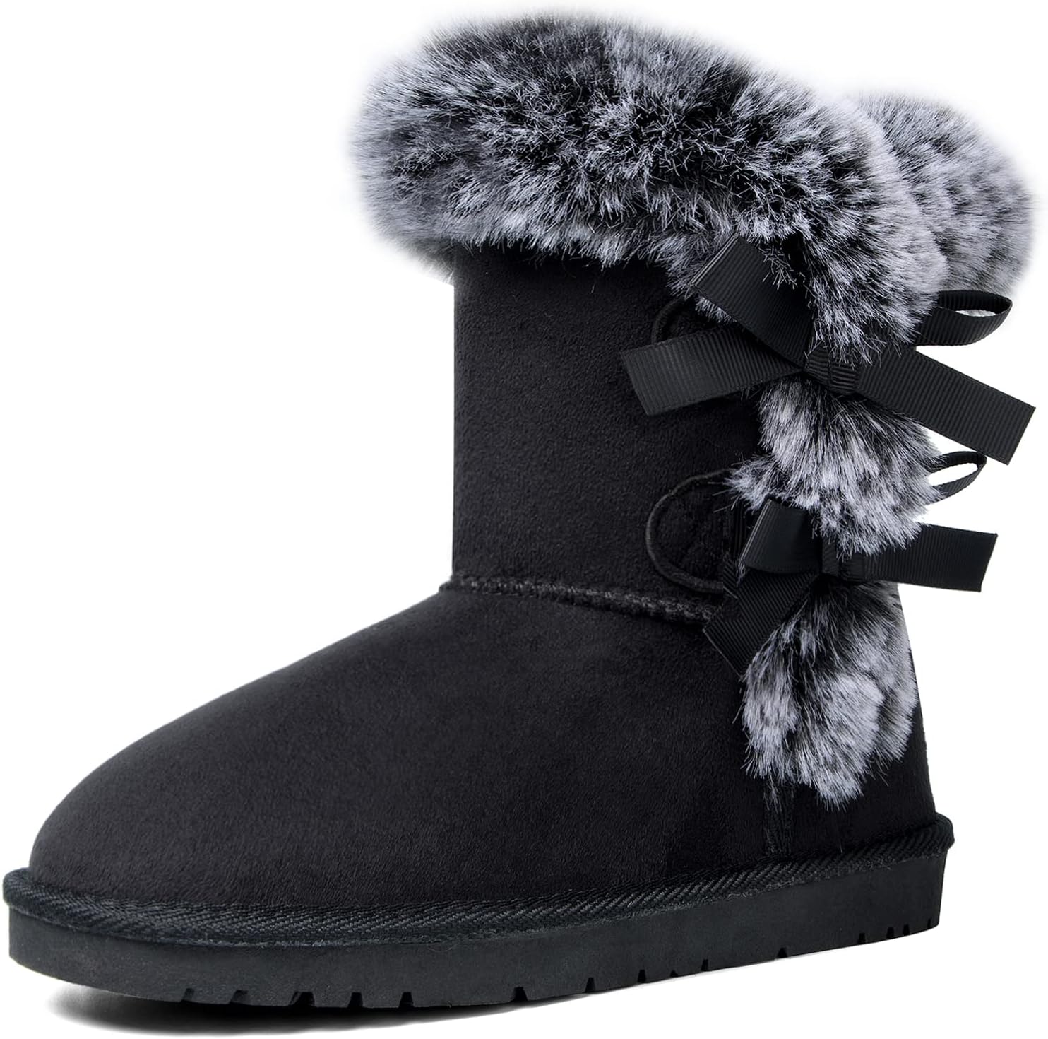 WFL Women Snow Boots - Classic Mid-calf with Fur Lining