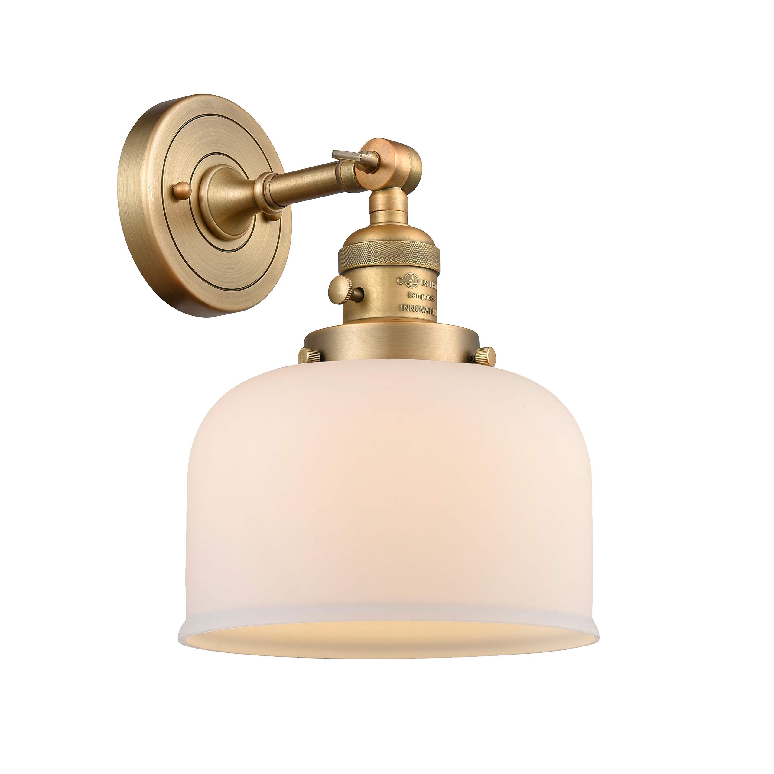 Innovations 203SW-BB-G71 1 Light Sconce with a High-Low-Off Switch, Brushed Brass