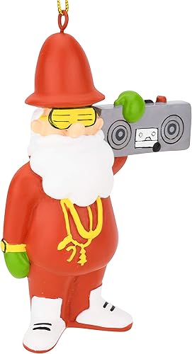 Miniatura 4 de Tree Buddees Adornos de Navidad retro de los 80 Hip Hop de Santa