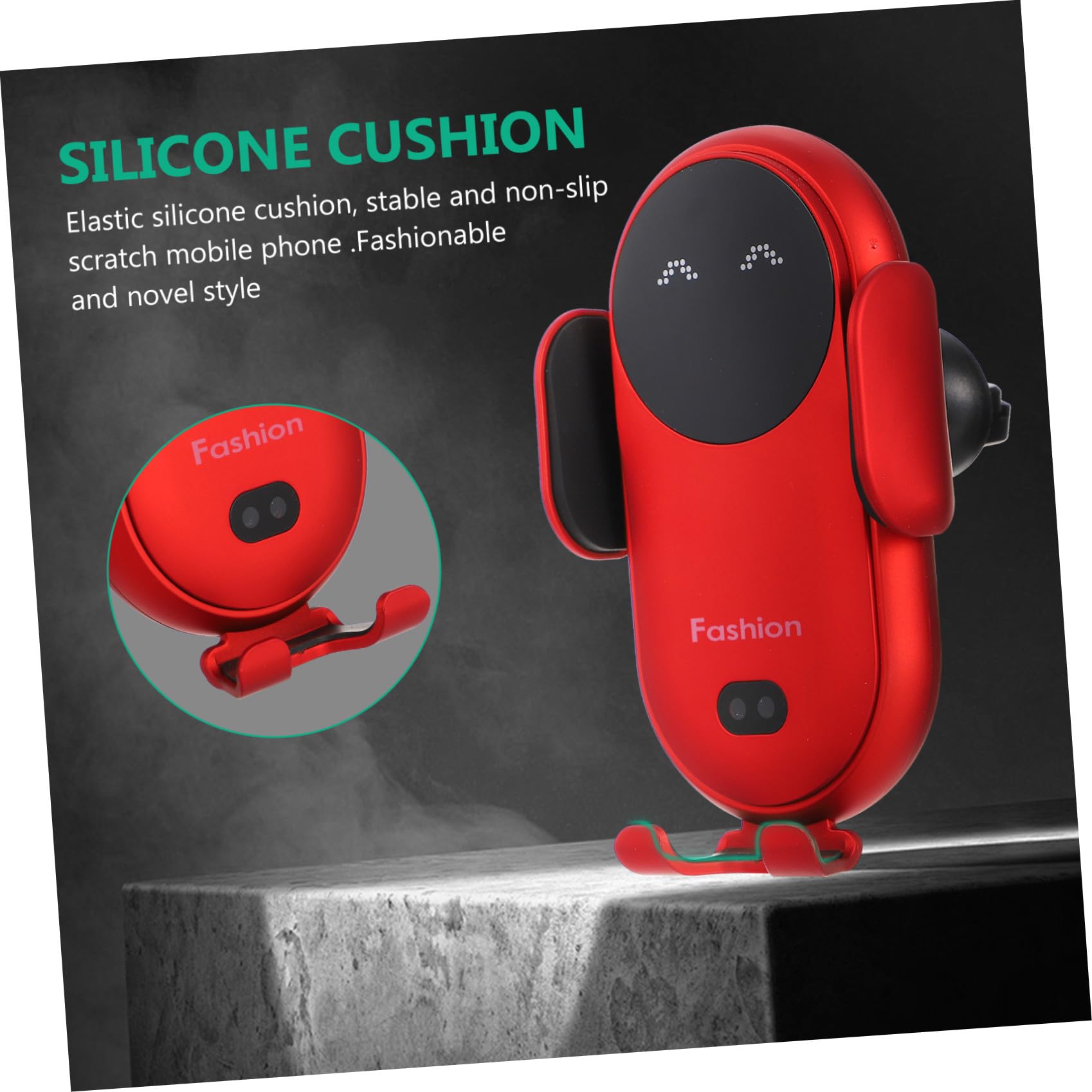Supporto Telefono Auto da Bocchetta Aria Ricarica Wireless 10w