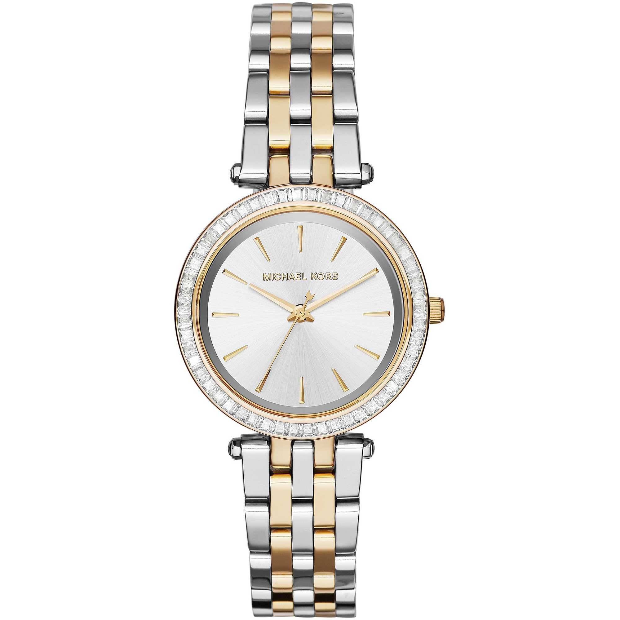 Women's Quartz Watch, Analog Display and Stainless Steel Strap MK3405