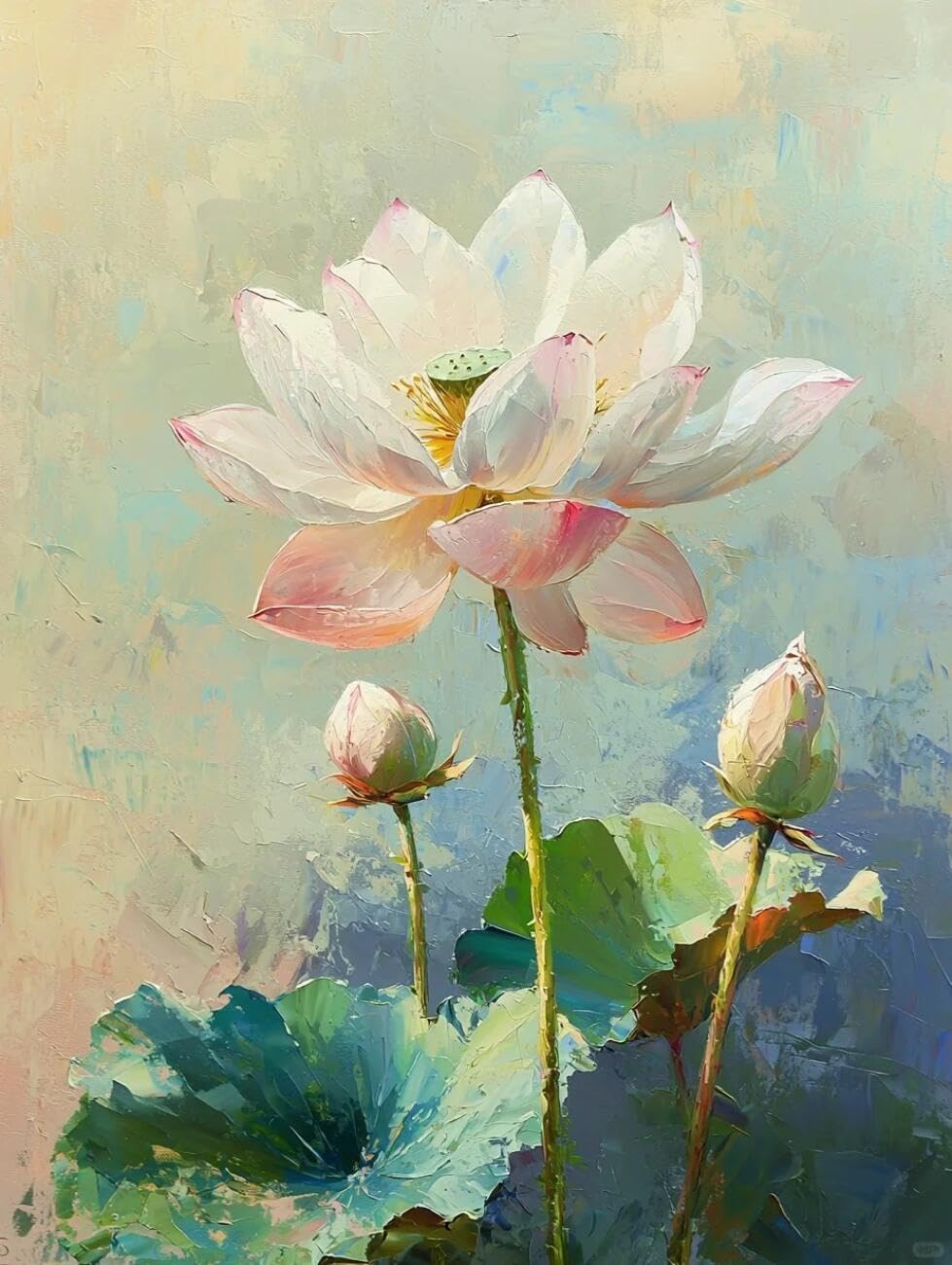 Henypt E Cross Stitch Kits For Adults Flower Oil Painting Diy Mbroidery Kit For Beginners Th Elderly With Accessories Hom Wall Decoration 14Ct 80X100cm