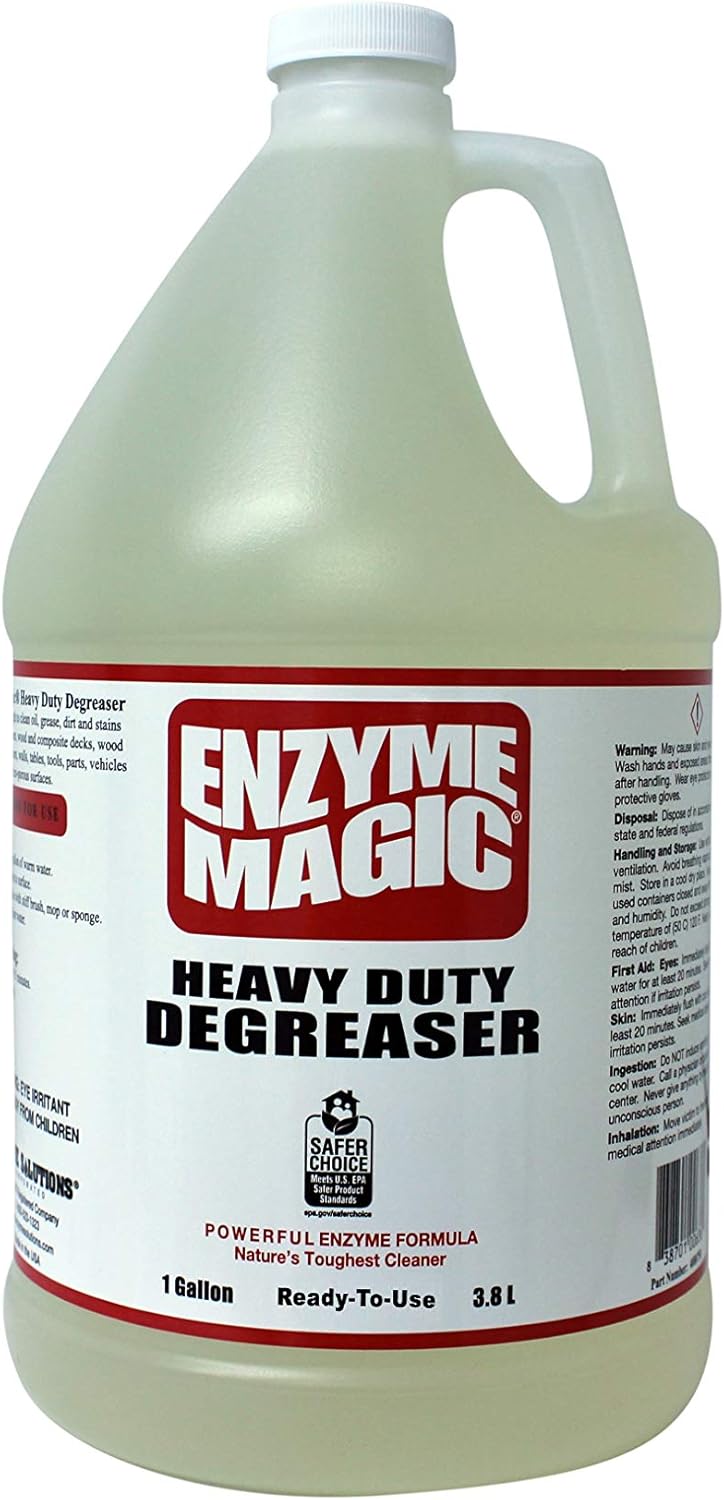 ENZYME MAGIC Heavy Duty Degreaser; Industrial Strength to