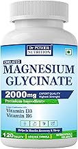 Dr Power Nutrition Magnesium Glycinate 2000mg | Chelated Magnesium Tablets with Vitamin D3 & B6 | Muscle Recovery, Bone Strength & Sleep Support | 120 Tablets | Non-GMO, Gluten-Free, High Absorption Formula