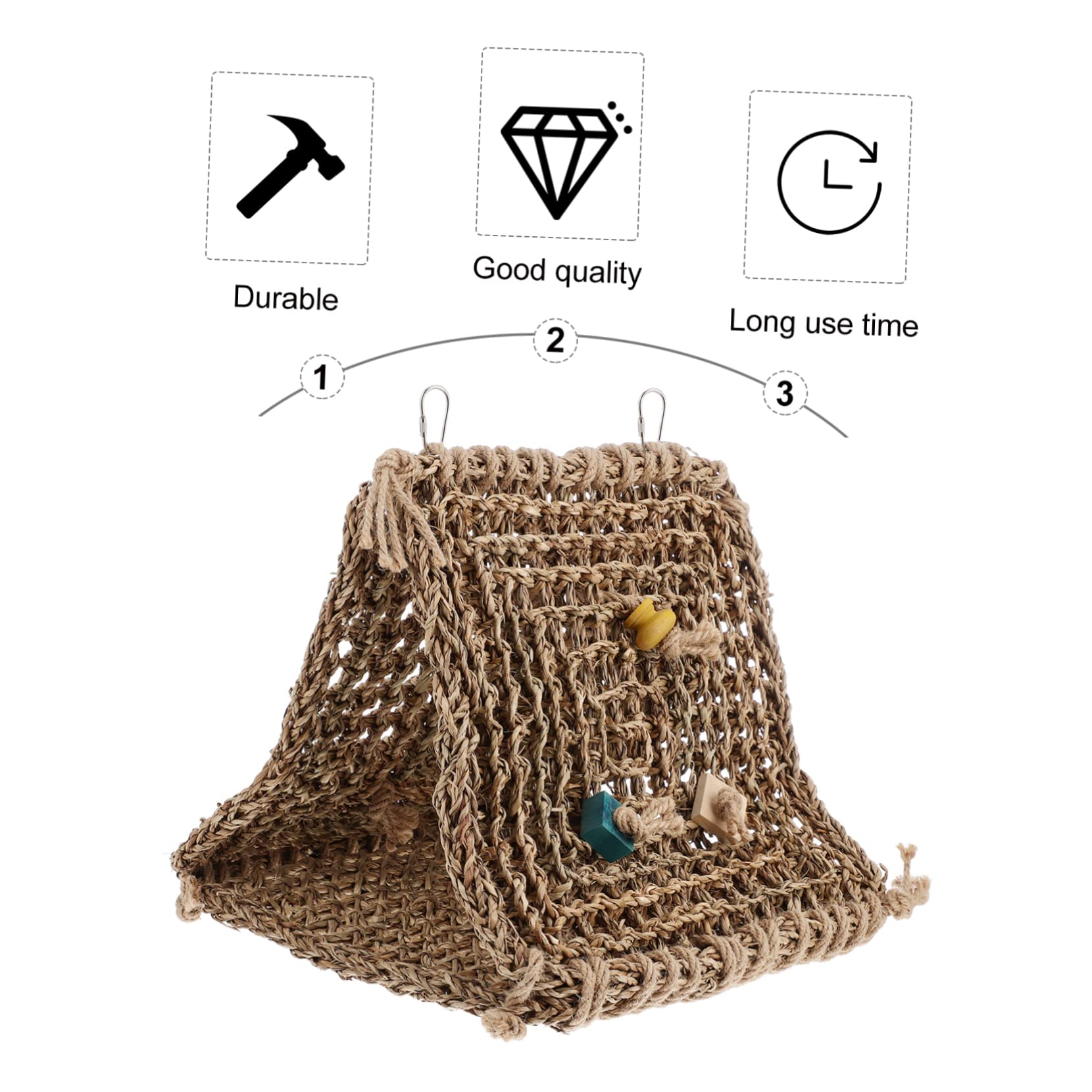 FOMIYES Hamac Suspendu pour Oiseaux Nichoir Maison pour Perroquet Abri pour Oiseaux Lit de Perroquet Plusieurs Styles