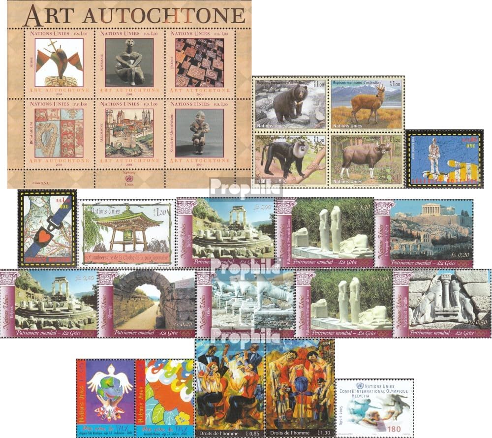 UN - Geneva 482-507 (Complete.Issue.) Volume 2004 completeett unmounted Mint/Never hinged ** MNH 2004 Indigenous Art, Animals U.A. (Stamps for Collectors)