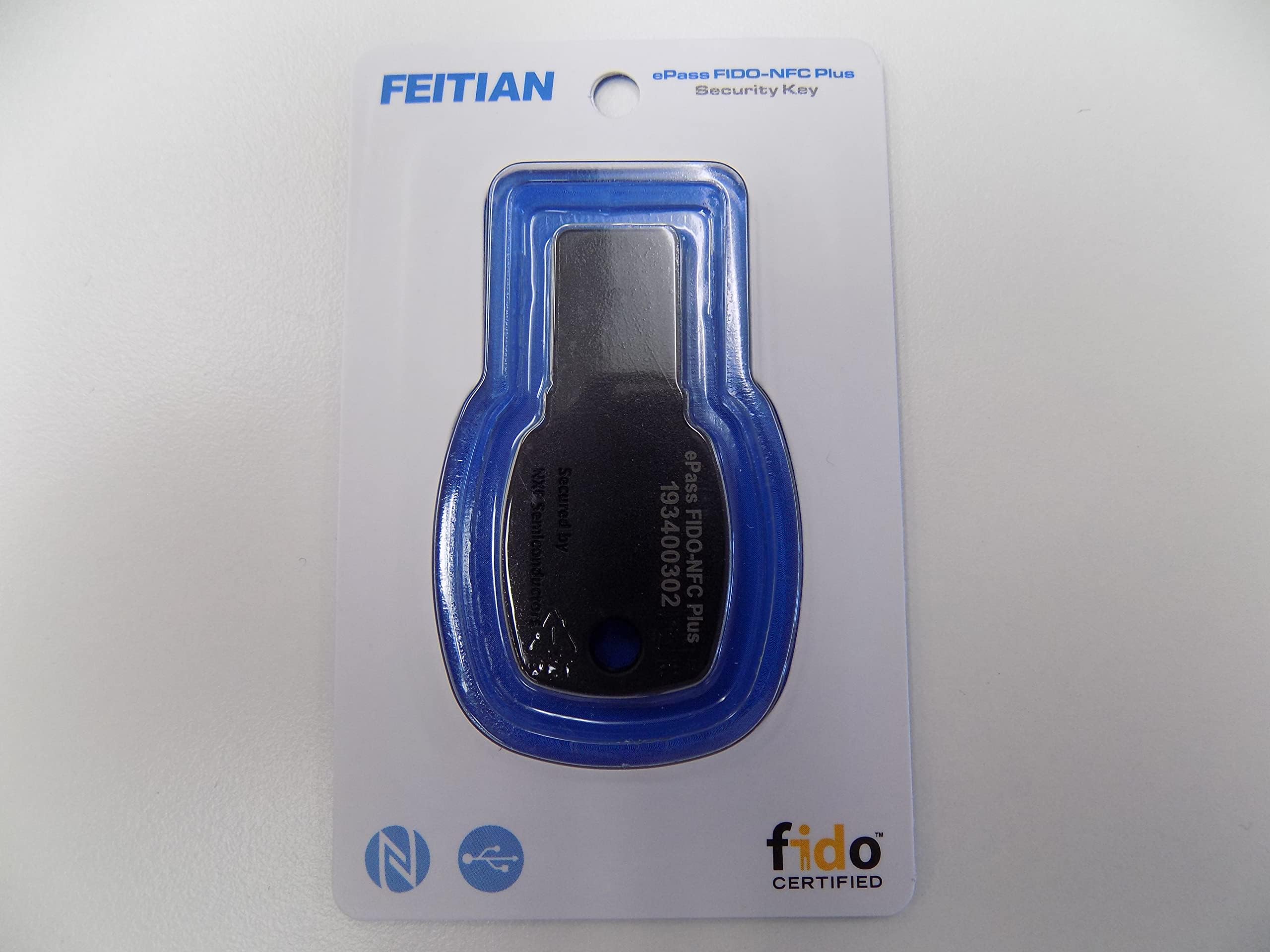 FEITIAN ePass K9 Plus - USB Security Key - Two Factor Authentication -  USB-A with NFC, FIDO U2F + FIDO2, PIV - Prevents Account Takeovers with  Multi-Factor Authentication: Amazon.de: Computer & Accessories