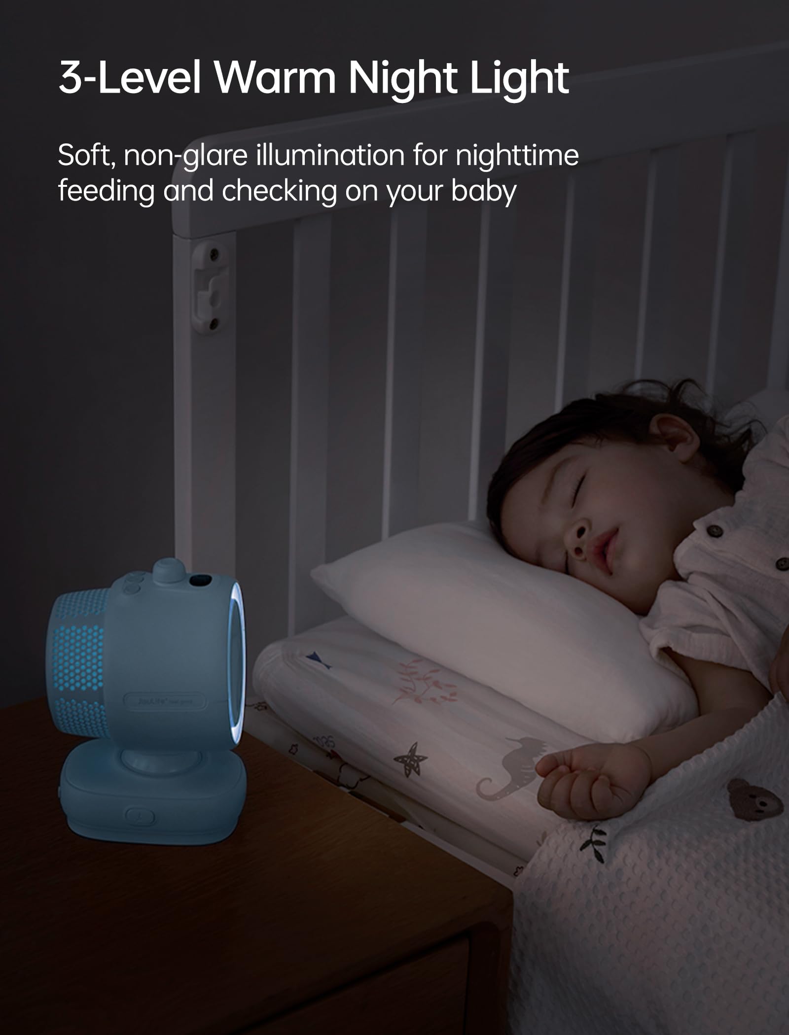 JISULIFE Ventola per passeggino con clip 2026, per bambini, oscillazione automatica intelligente a 180° con 100 velocità, batteria super lunga 21h, ventilatore portatile per culla, passeggino e camera