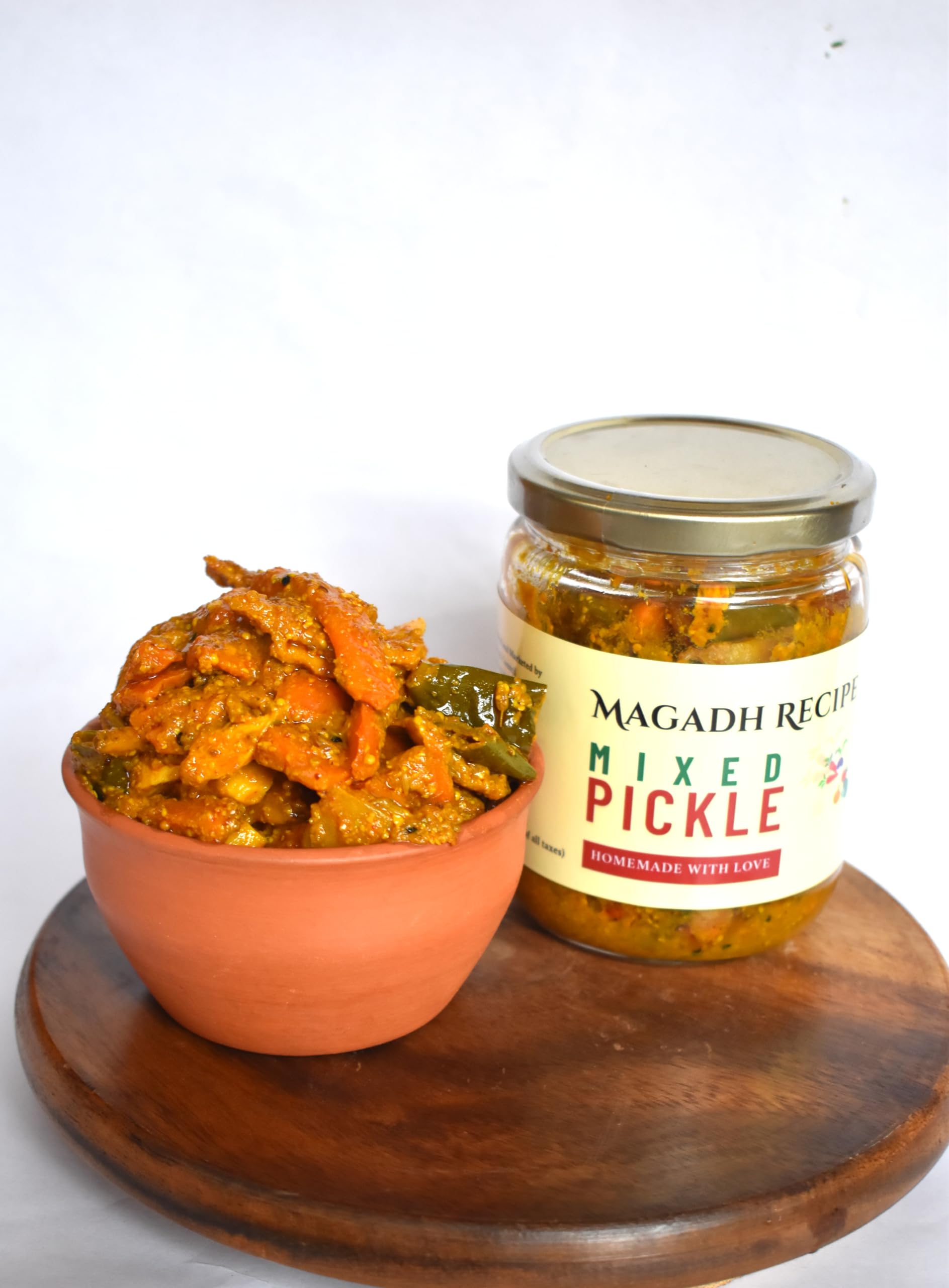 Magadh Recipe Mixed Pickle, 250g, Homemade Traditional Style - Image 4 thumbnail