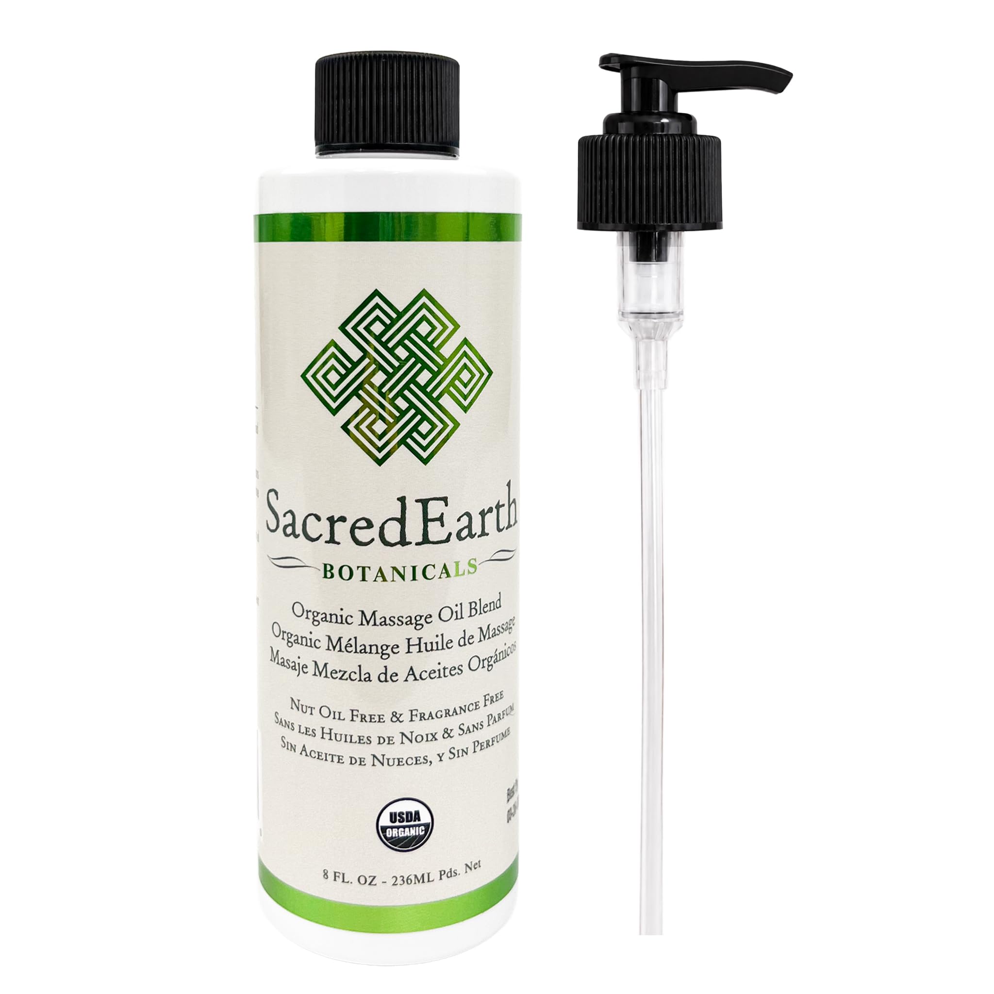 Sacred Earth Botanicals Organic Massage Oil Blend