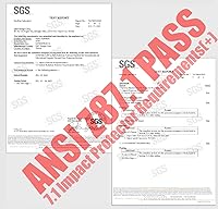 Vista 2 de HTS HUNTERSKY ANSI Z87.1 Gafas de seguridad antivaho envolventes transparentes, gafas de laboratorio para pickleball y química con resistencia a