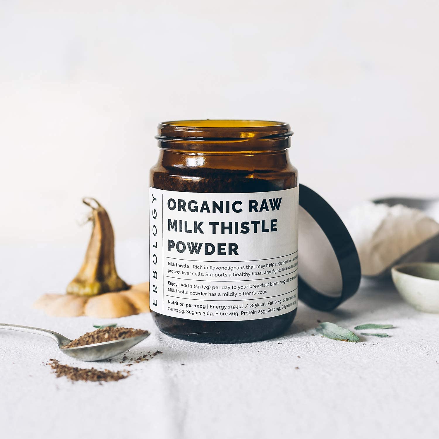 Buy 100 Organic Milk Thistle Powder 120g ColdPressed from 100 Milk