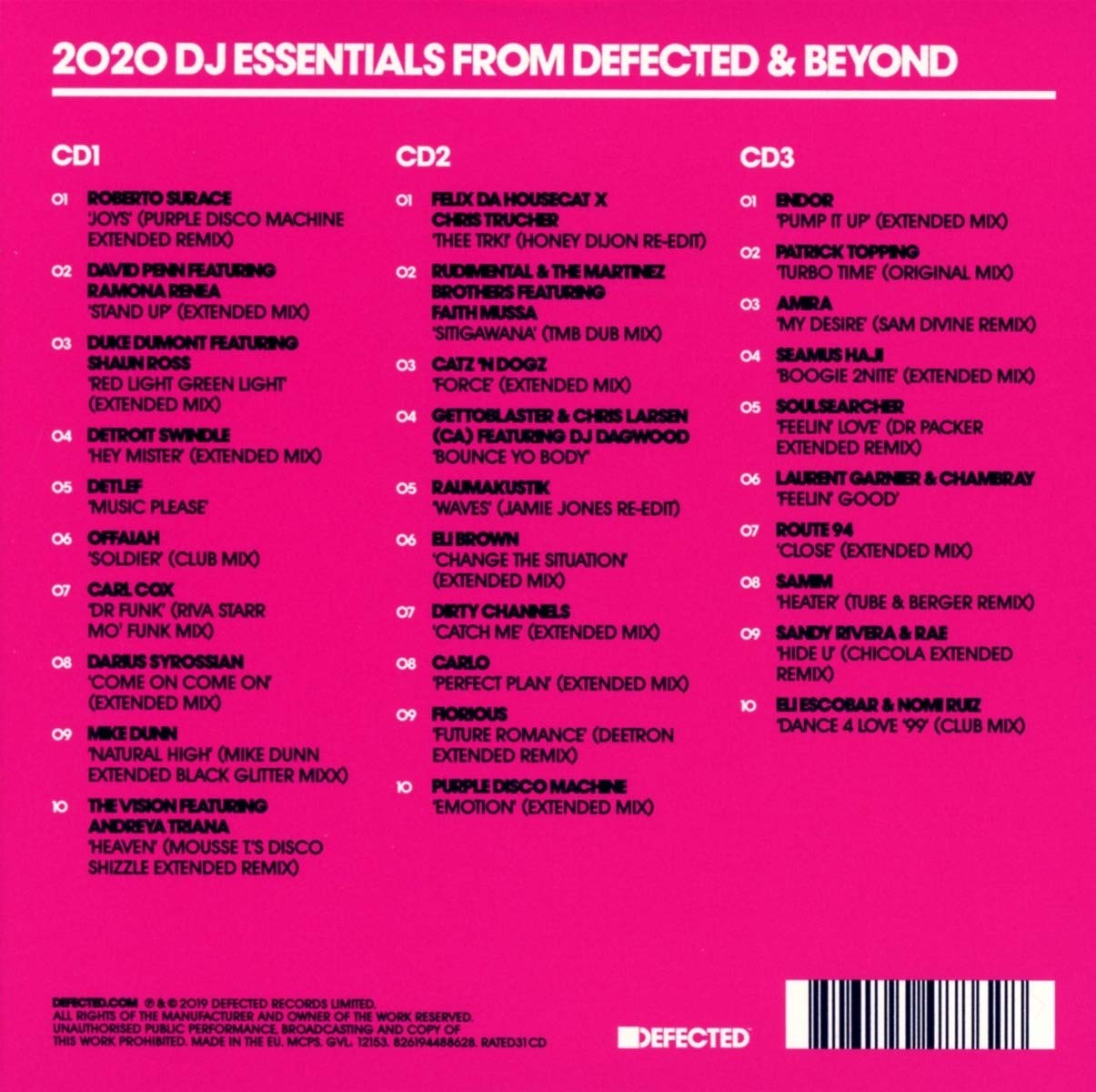 Defected Presents Most Rated 2020