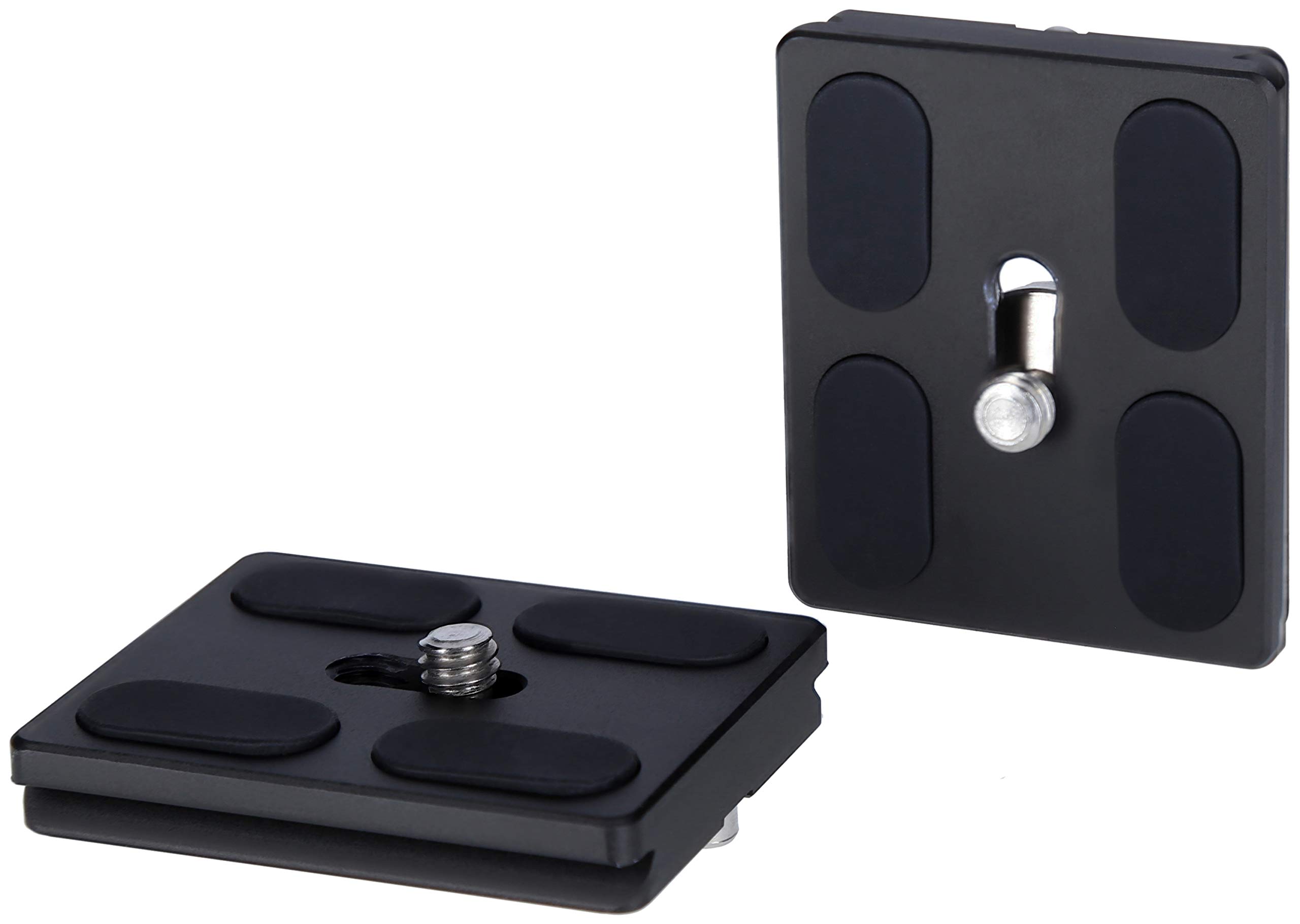RolleiCamera Quick Release Plate I 2 Pieces I Metallic Black I Arca-Swiss compatible I Fitting to Lion Rock Traveler