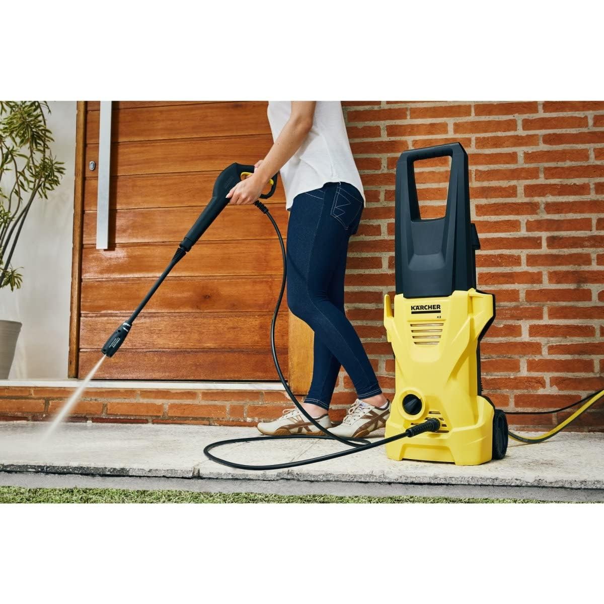 Karcher 63965130 Tuyau haute pression pour nettoyeur haute pression K2 (Q/R aux deux extrémités)