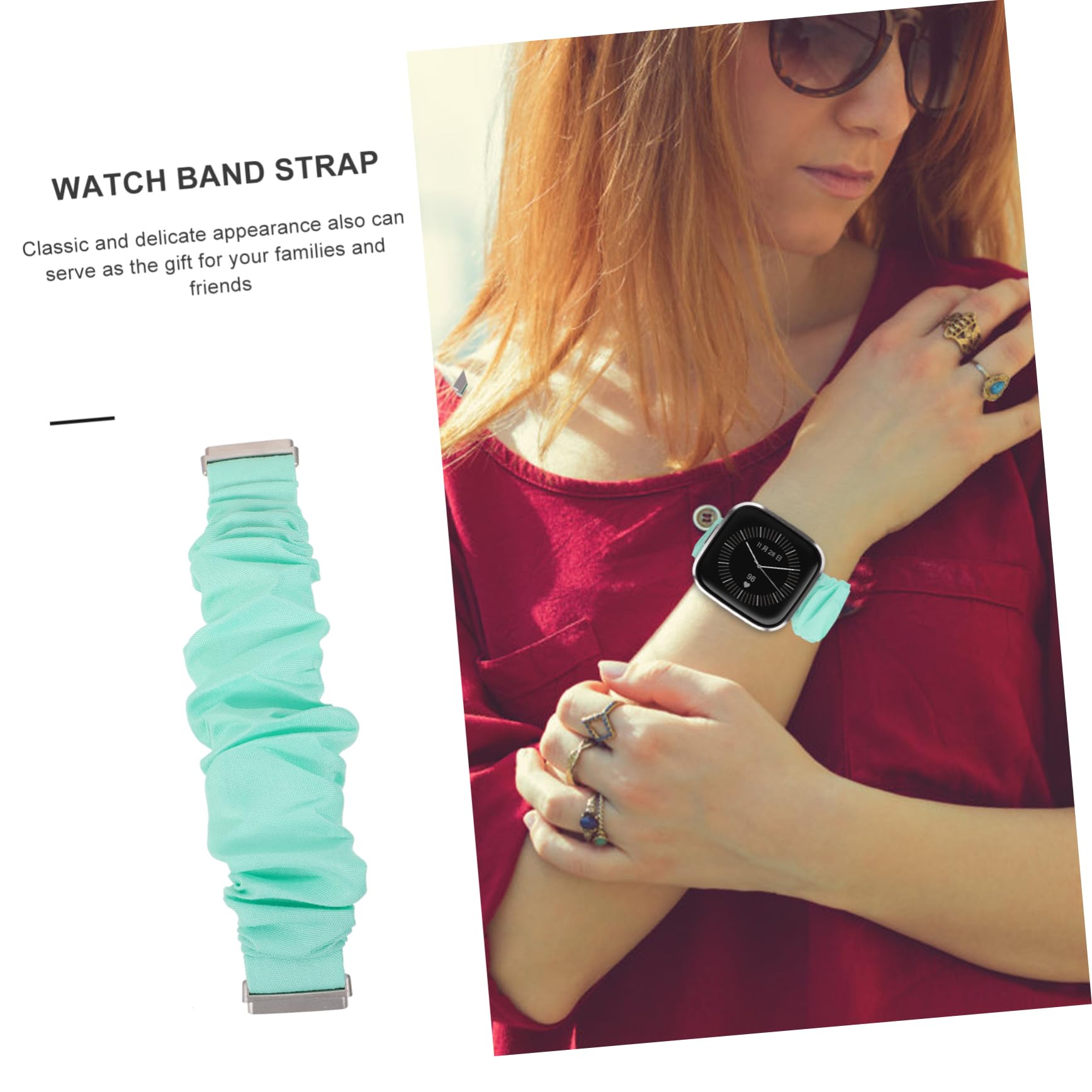 VANZACK 1pc Fashion Wrist Strap for Watch Band Soft Cloth Material Unique Design for Comfortable Wear Easy Replacement for Style