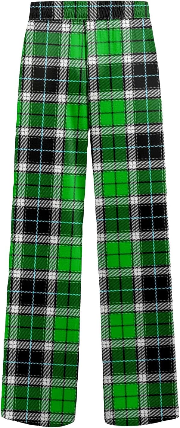 WENKOMG1 Men's Sleepwear Bottoms, Lounge Sleep Pants with Drawstring and Pockets Breathable Sleepwear Pajamas Pant, M-3XL