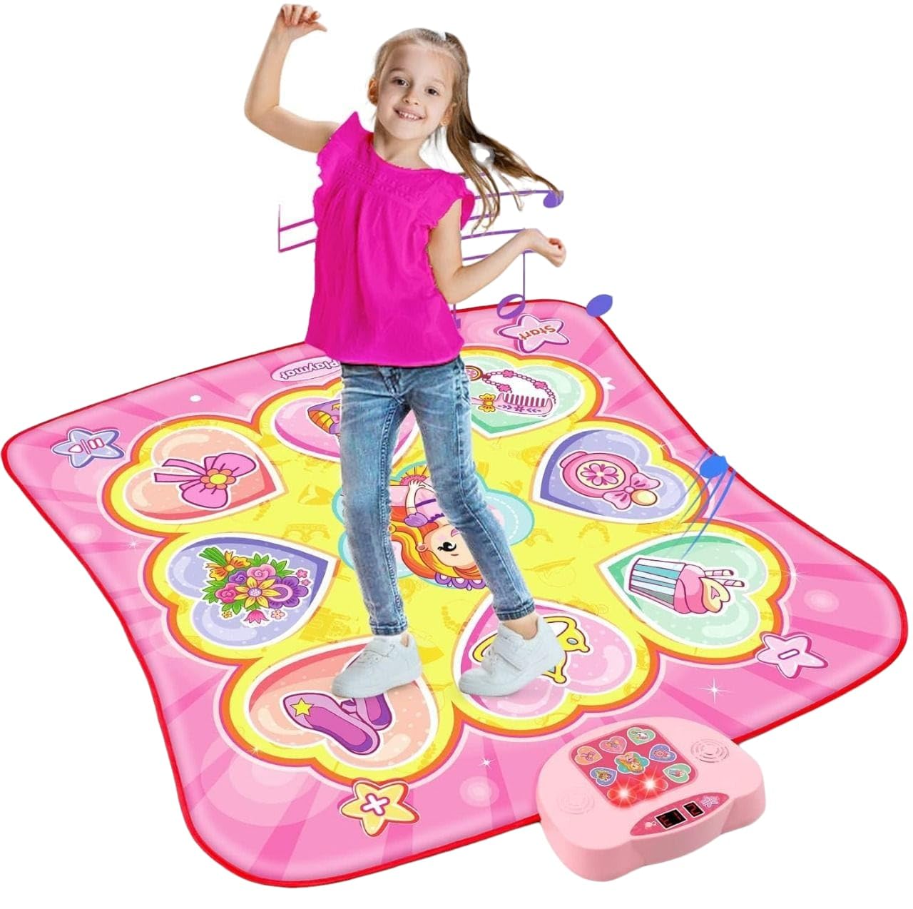 Chocozone Toys for 3-12 Year Old Kids, Electronic Dance Mat with Light-up 6-Button with 5 Game Modes, Birthday Toys for 3 4 5 6 7 8 9 10+ Year Old Boys & Girls (Without Bluetooth)-picture-32