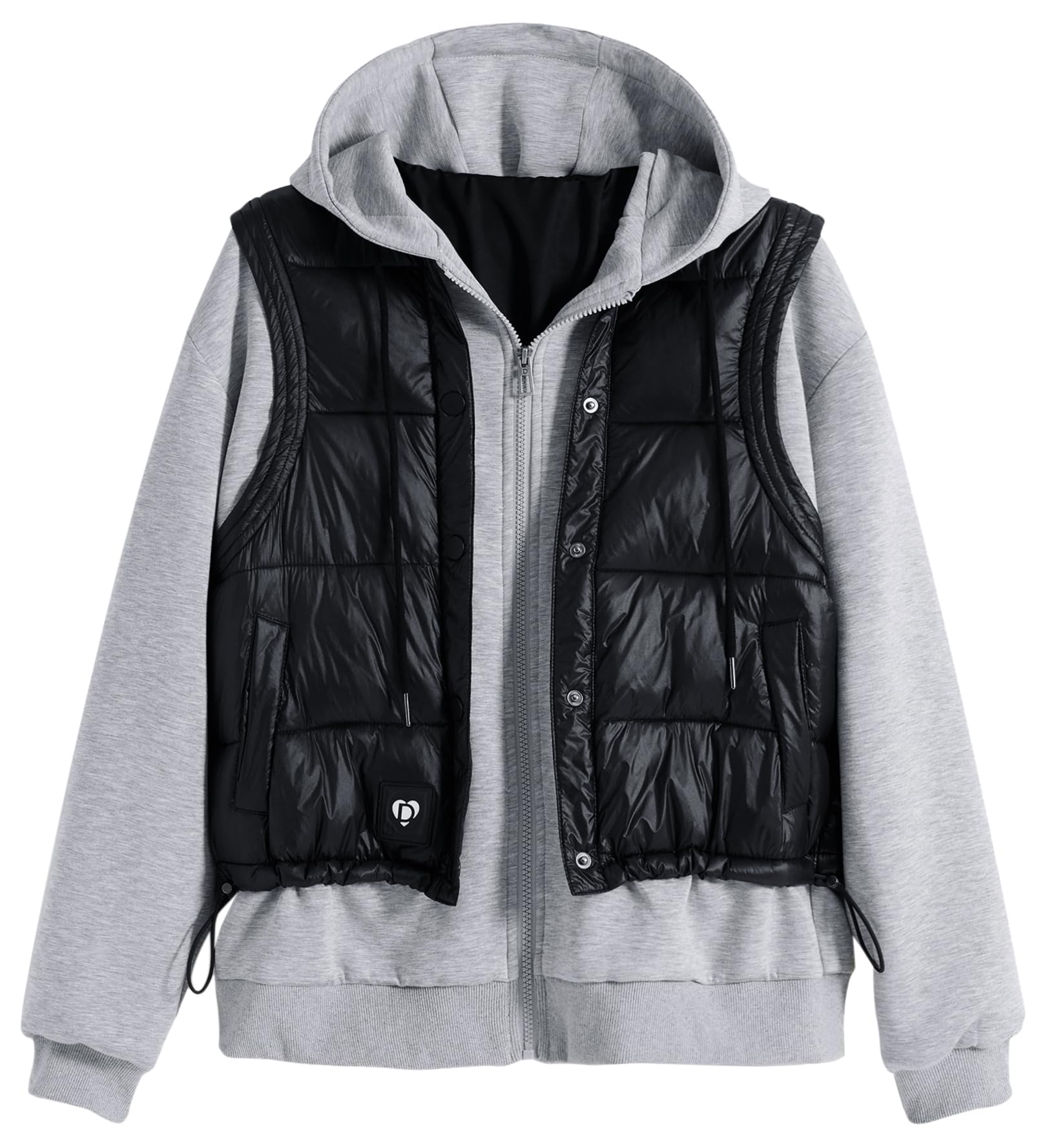 Desigual Sweat_chaleco Sweatshirt Mujer (Pack de 1)