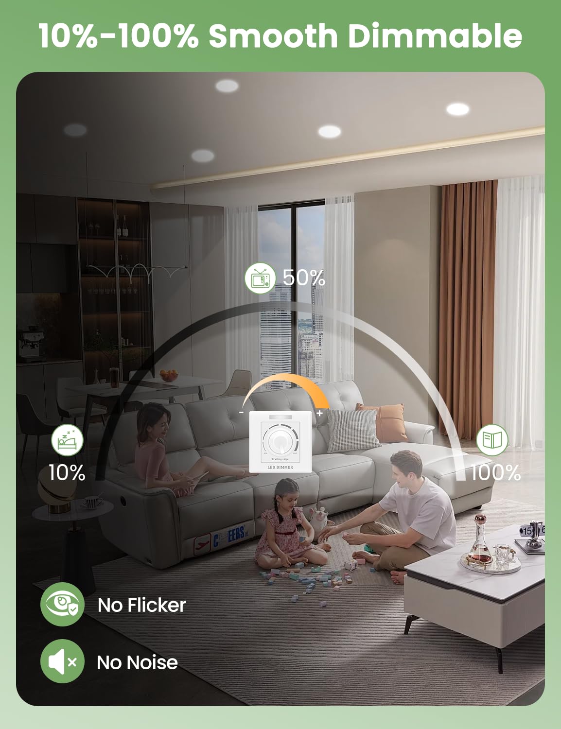 12er LED Einbaustrahler 230V Dimmbar, 5W Flach LED Spot Warmweiß Neutralweiß Kaltweiß 68mm Lochmaß, IP44 Schwenkbar Spots Deckenleuchte Einbauleuchten für Badezimmer Wohnzimmer Küche