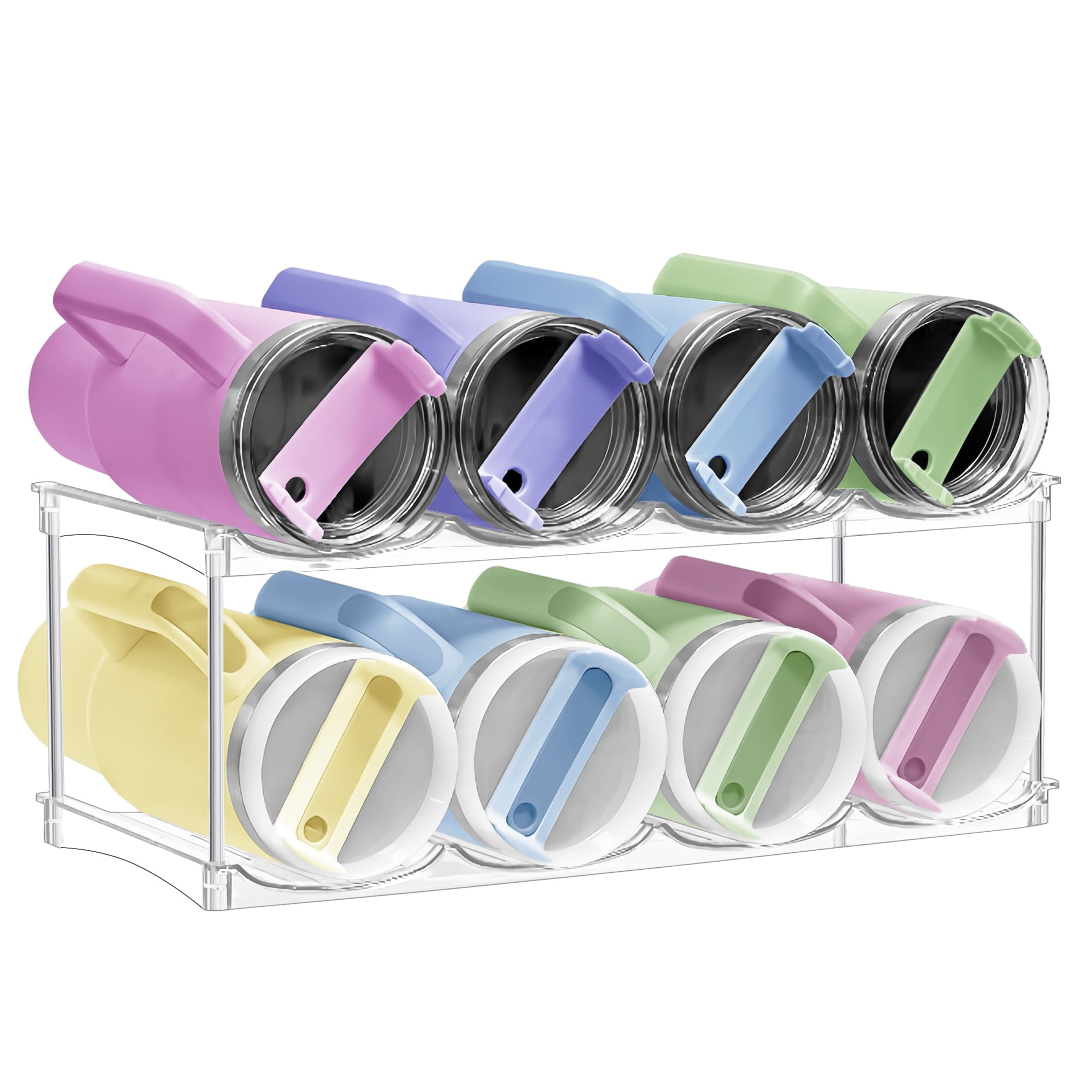 Water Bottle Organizer for Stanley 40oz Tumblers, Stanley Cup Organizer | Large Tumbler O…