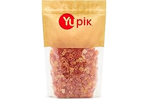 Yupik Dried Papaya, Diced: Perfectly Sweetened, No Sugar Added
