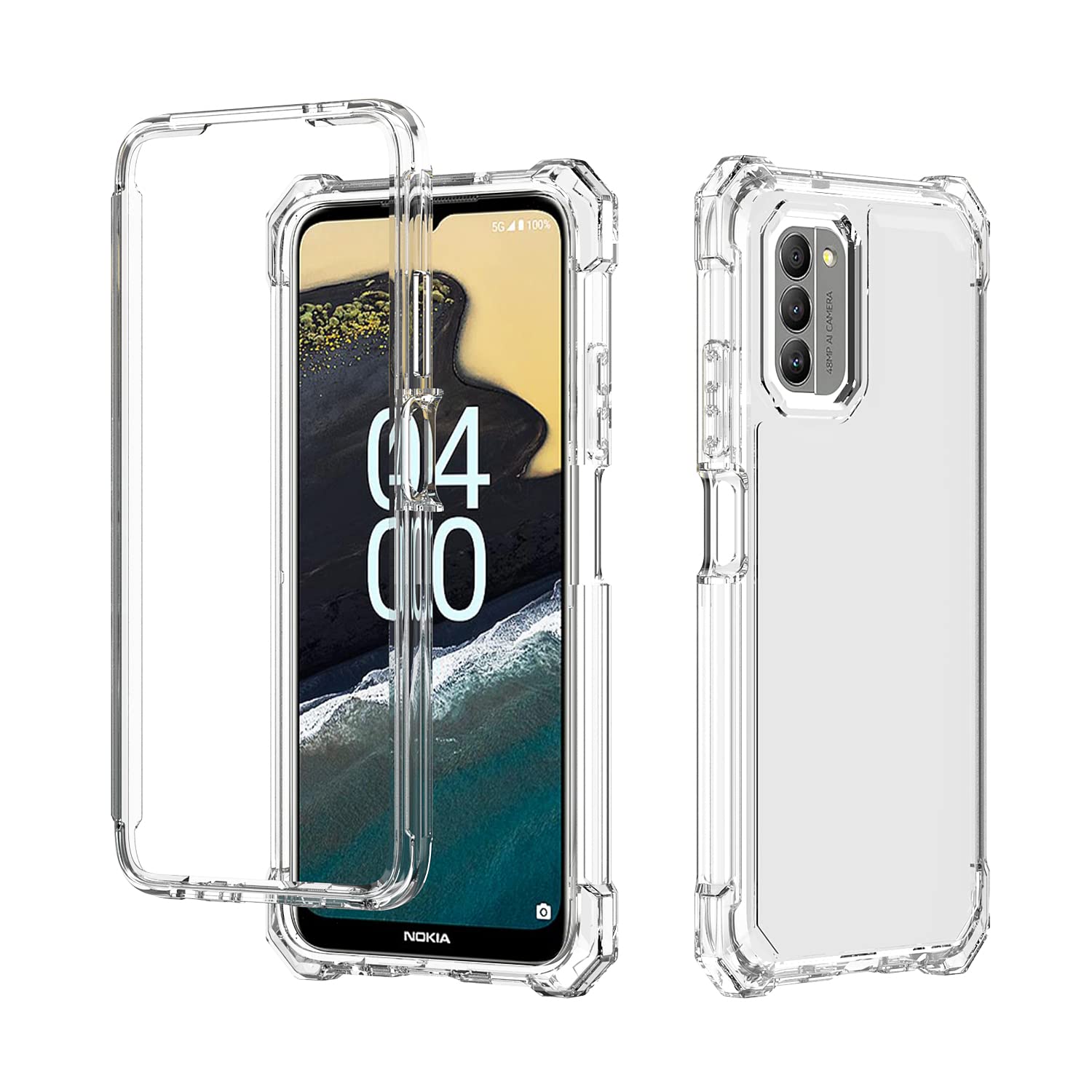 Funda Con Patrón De Astronauta Compatible Con Nokia 1.4 + [2 Unidades
