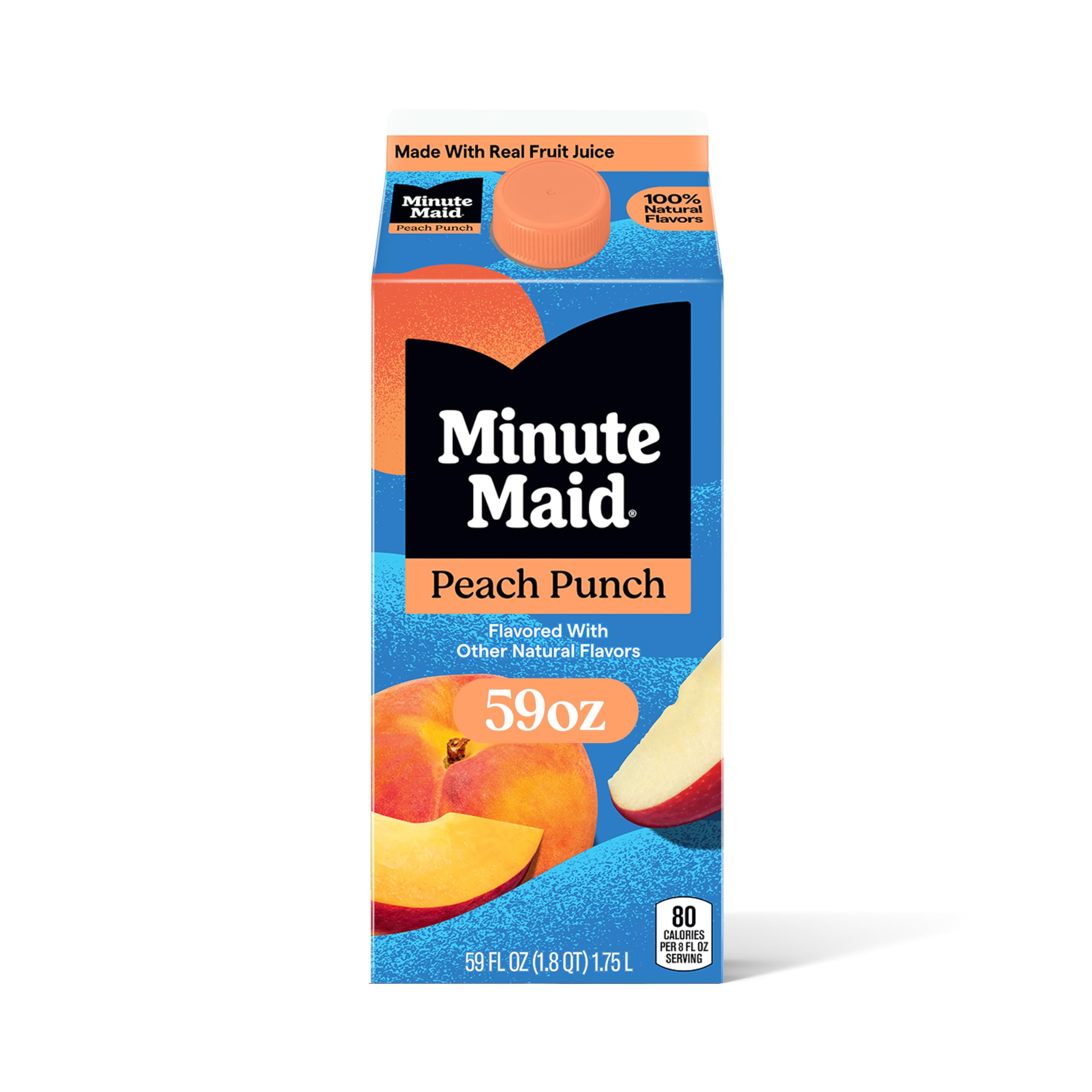 Amazon.com: Minute Maid, Pulpy Lemonade Drink Peach Punch, 59 Fl