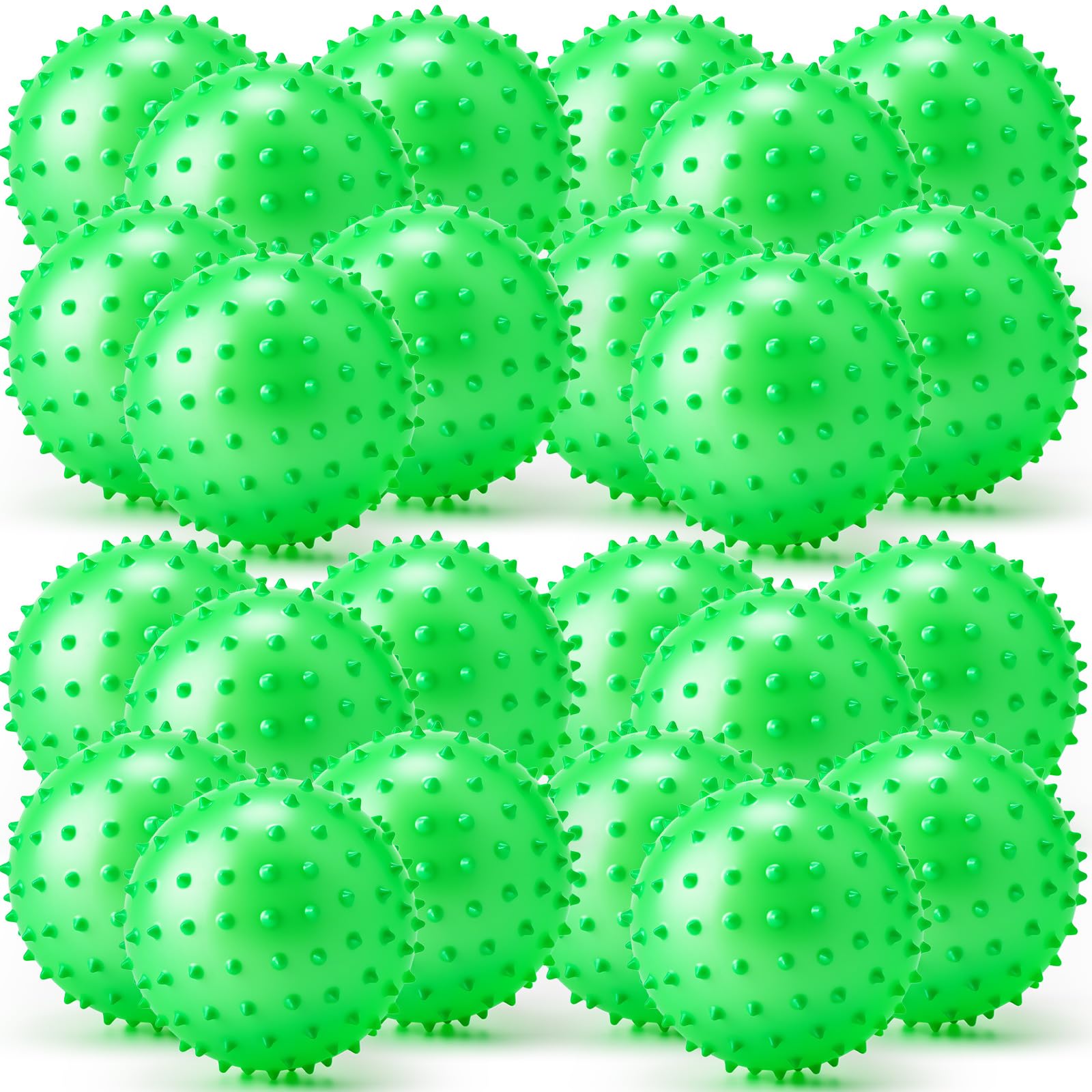 Jerify Knobby Balls Spiky Sensory Bouncy Balls Bulk