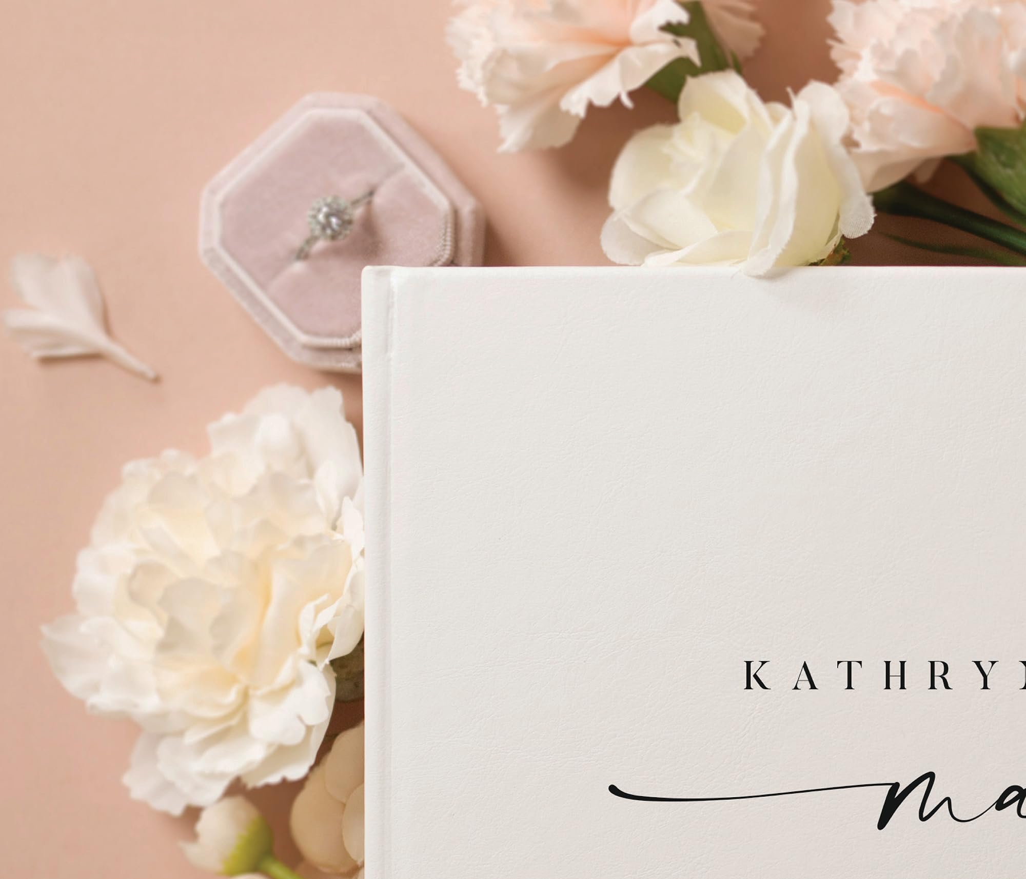 Libro de invitados personalizado, 11.5 x 8.5 pulgadas, nombres personalizados de novia y novio con marcapáginas, calcomanías de esquina de fotos y páginas en blanco, para bodas, libros de invitados,