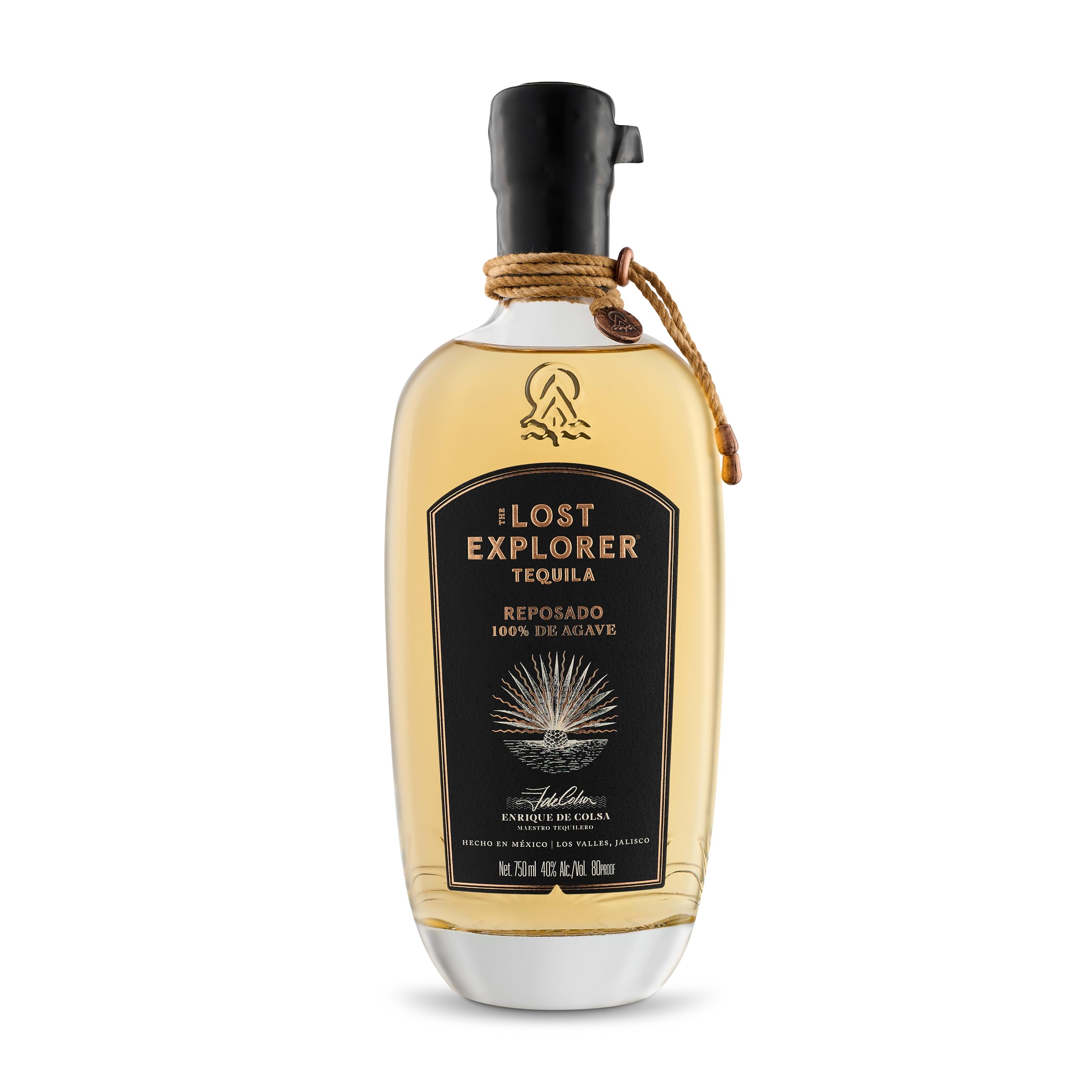 The Lost Explorer Tequila Reposado, 70cl | Small Batch Artisanal Tequila | Triple-Cask Matured | 40% ABV