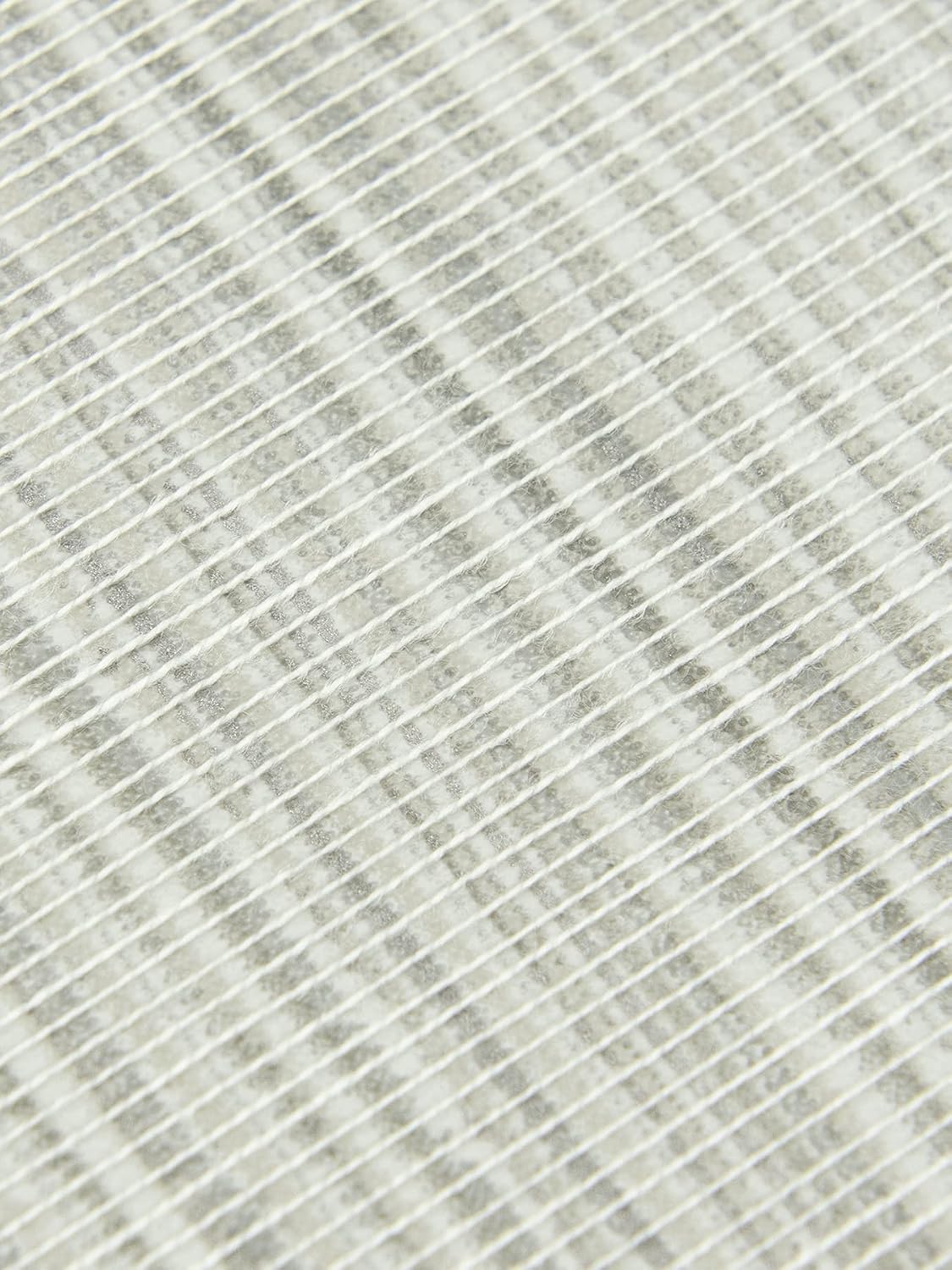 NuWallpaper NUS3960 Crossweave Peel & Stick String Wallpaper, Grey