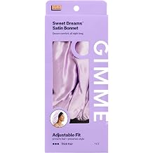GIMME Beauty Sweet Dreams Satin Bonnet, Thick, Lilac, 1 Count