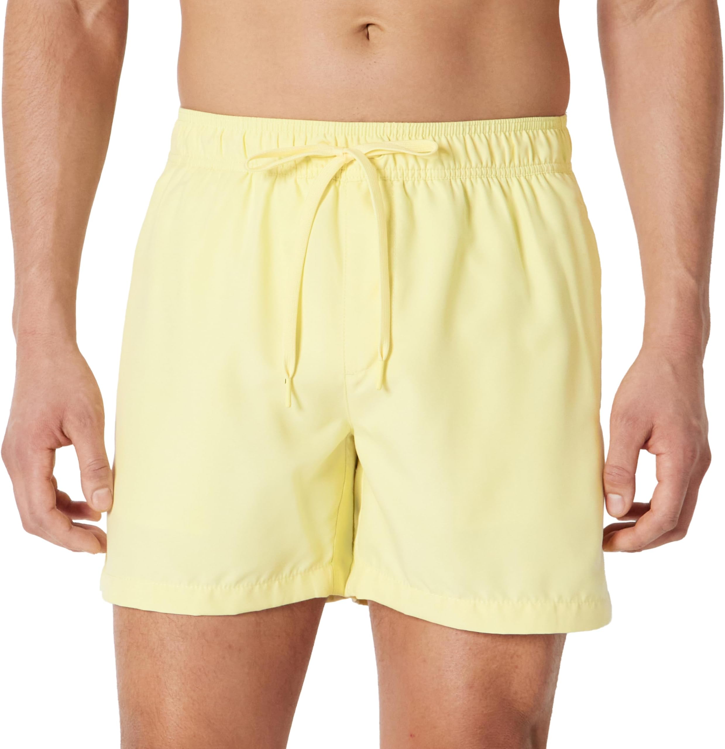 Men's Swim Trunks with Mesh Lining, Pockets, Drawstring Closure