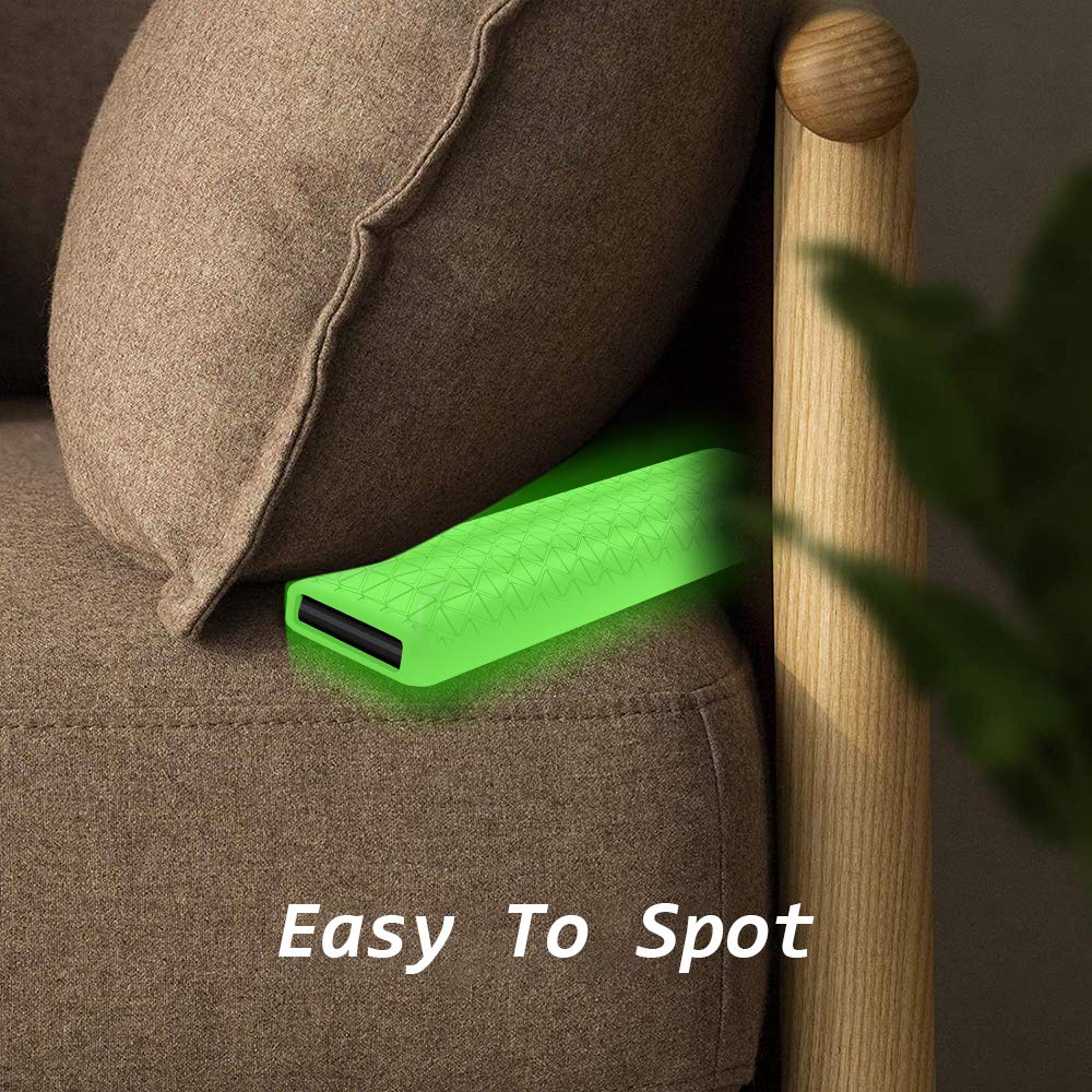 Silicone Protective Case for PDP Gaming Multipurpose Talon Media Remote Control Xbox One Blu-Ray Streaming Media,Shockproof Remote Case Holder for PDP Xbox One Remote Back Cover Case-Glowgreen
