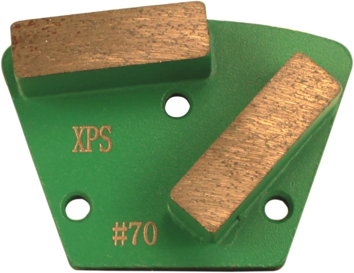 Surface Prep Stones Polished Concrete Grinding Pads 15mm Segment Trapezoid Discs (120/150 Grit)