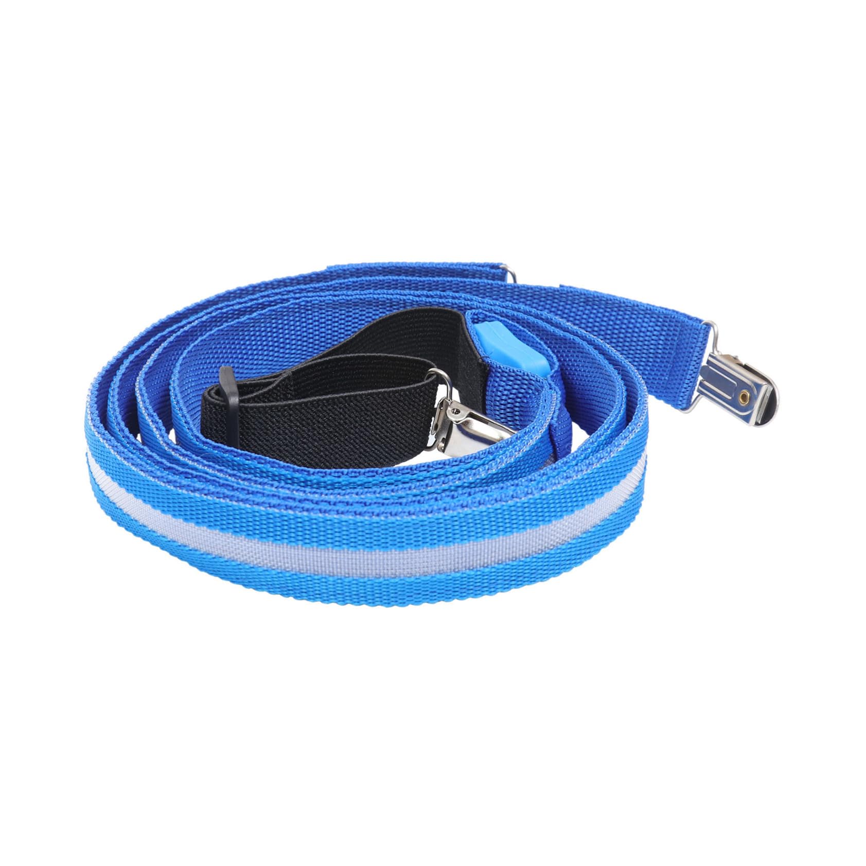 TOVINANNA Glowing Blue Suspenders Led Elastic Suspenders for Men Women Strong Clips Fashionable Trouser Straps